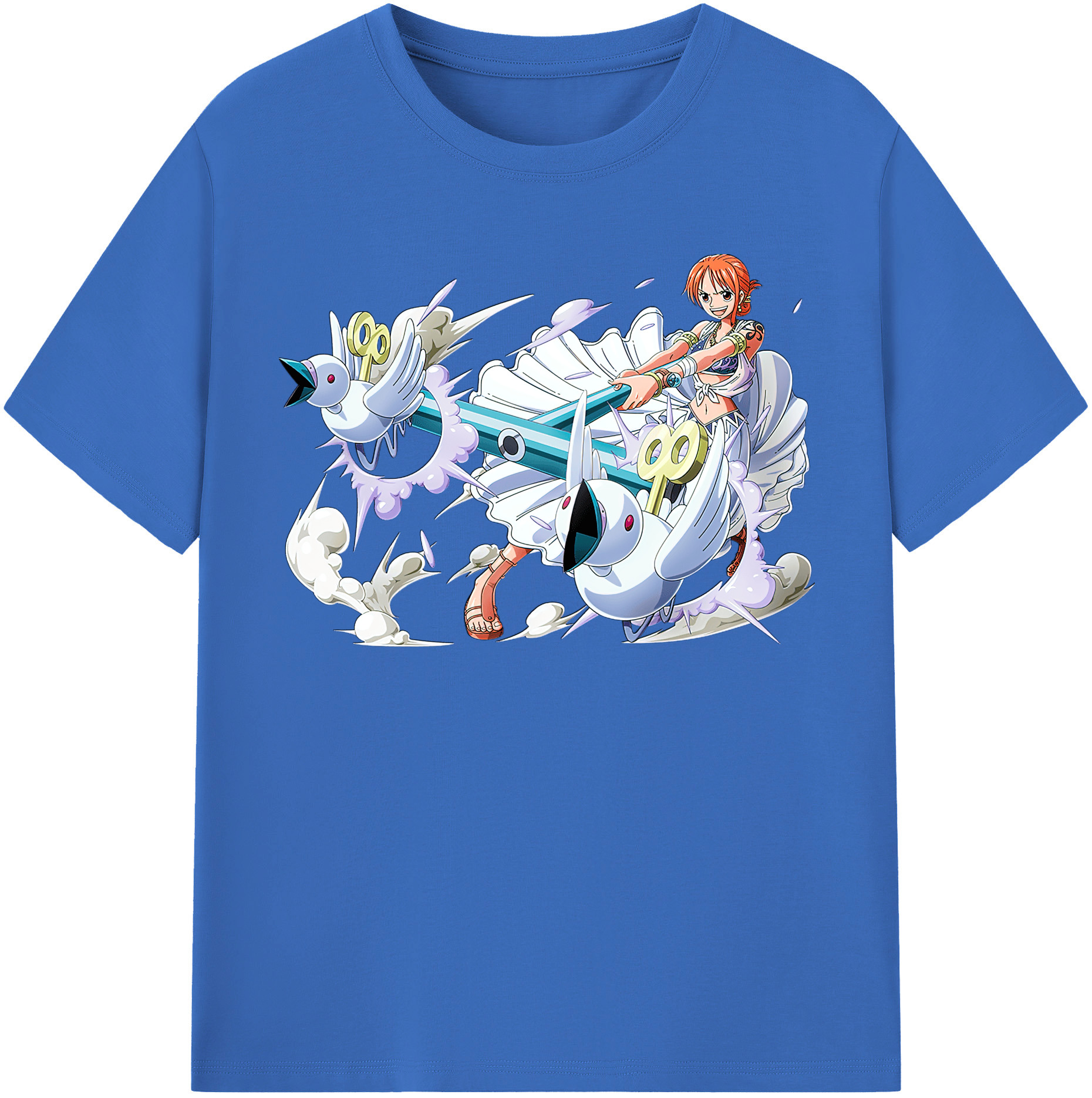 ワンピース ナミ ONE PIECE Nami 綿100％半袖Tシャツ（フロントプリント）