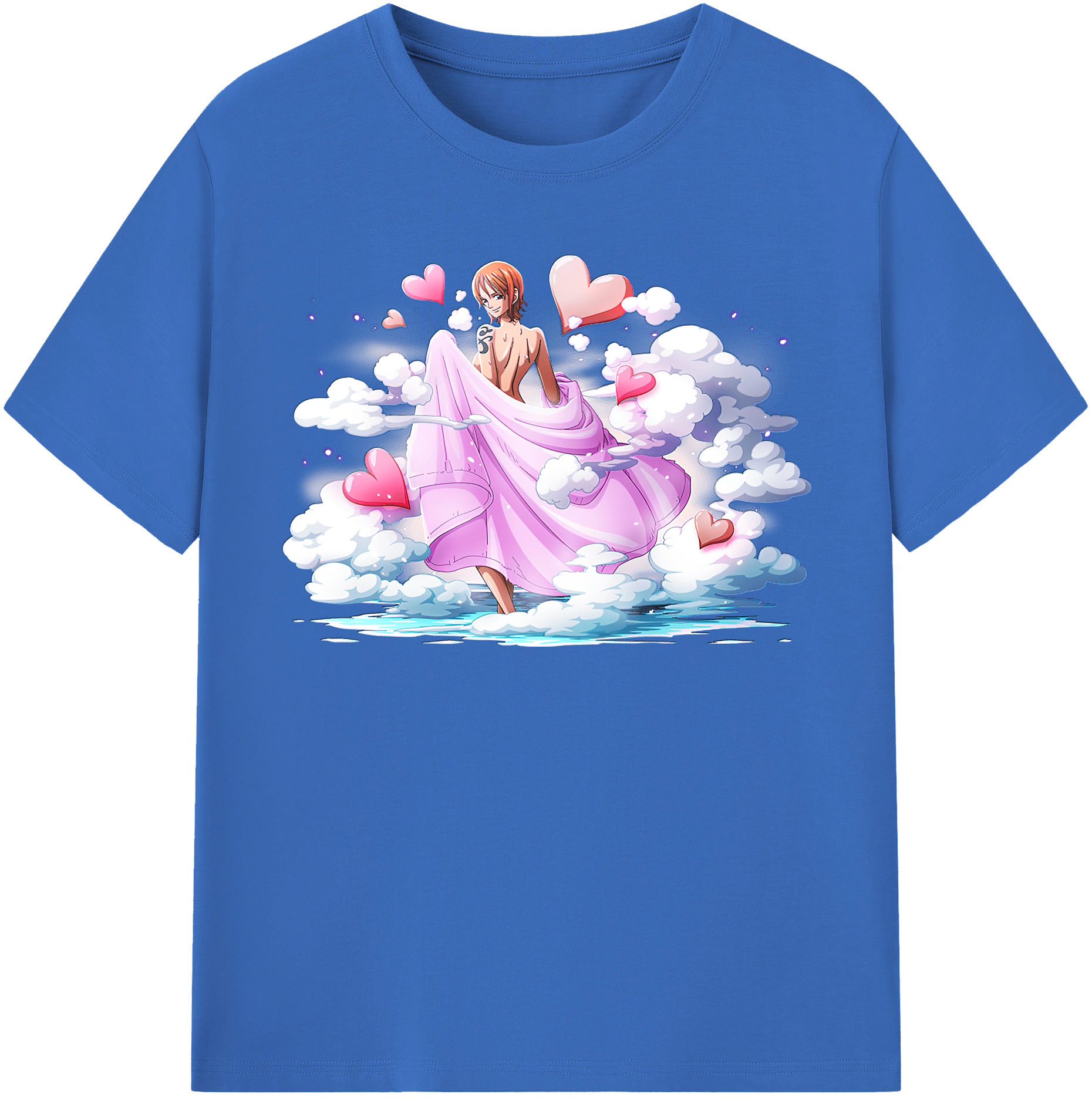 ワンピース ナミ ONE PIECE Nami 綿100％半袖Tシャツ（フロントプリント）