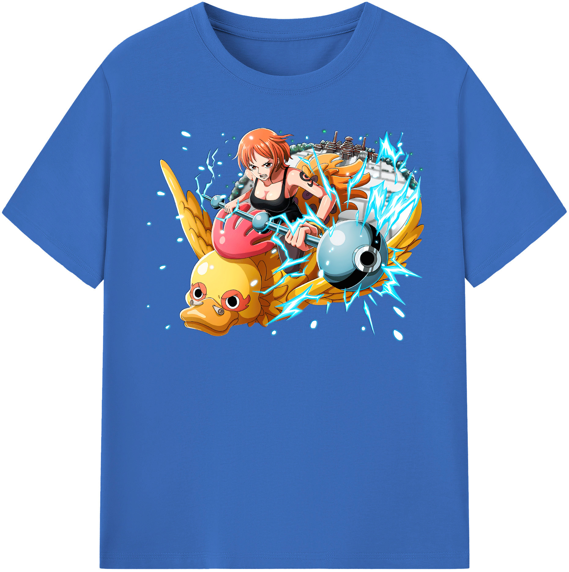 ワンピース ナミ ONE PIECE Nami 綿100％半袖Tシャツ（フロントプリント）