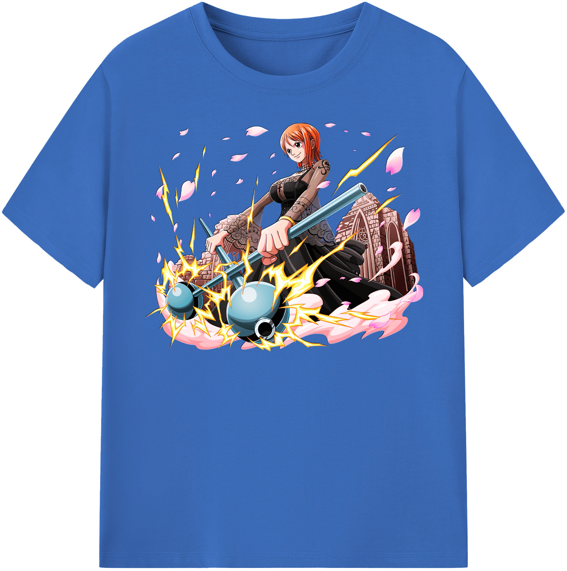 ワンピース ナミ ONE PIECE Nami 綿100％半袖Tシャツ（フロントプリント）