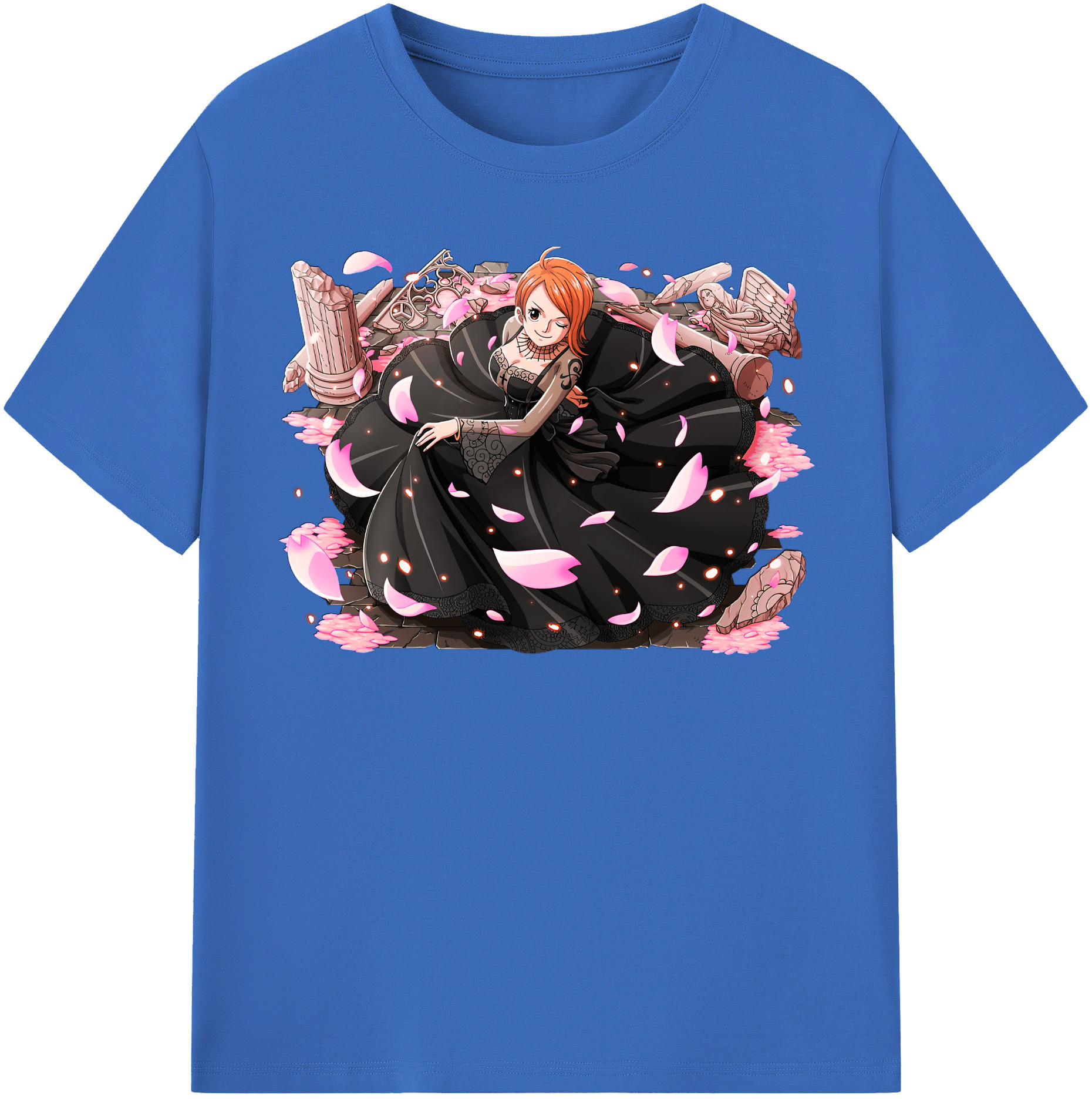 ワンピース ナミ ONE PIECE Nami 綿100％半袖Tシャツ（フロントプリント）