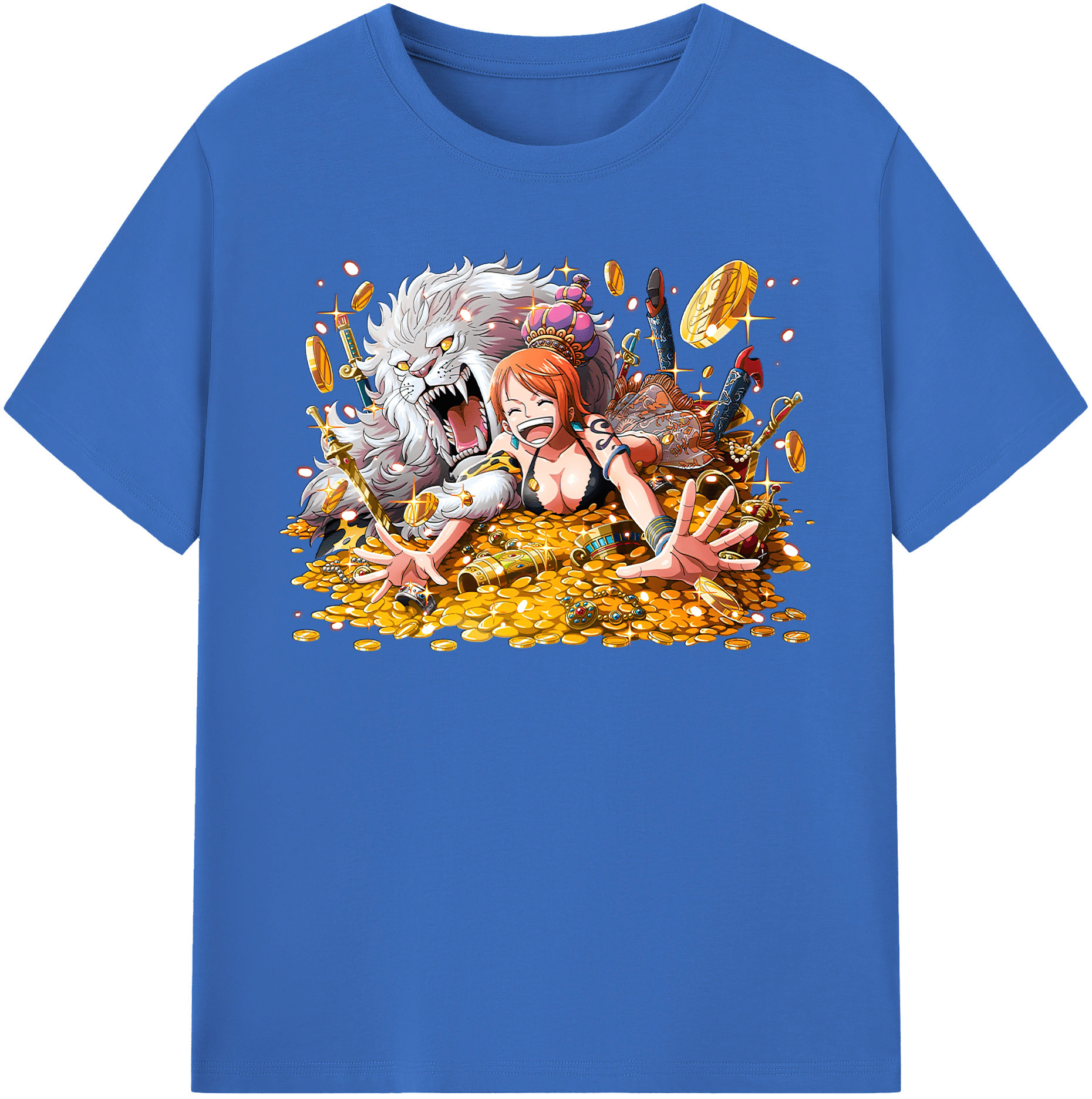 ワンピース ナミ ONE PIECE Nami 綿100％半袖Tシャツ（フロントプリント）