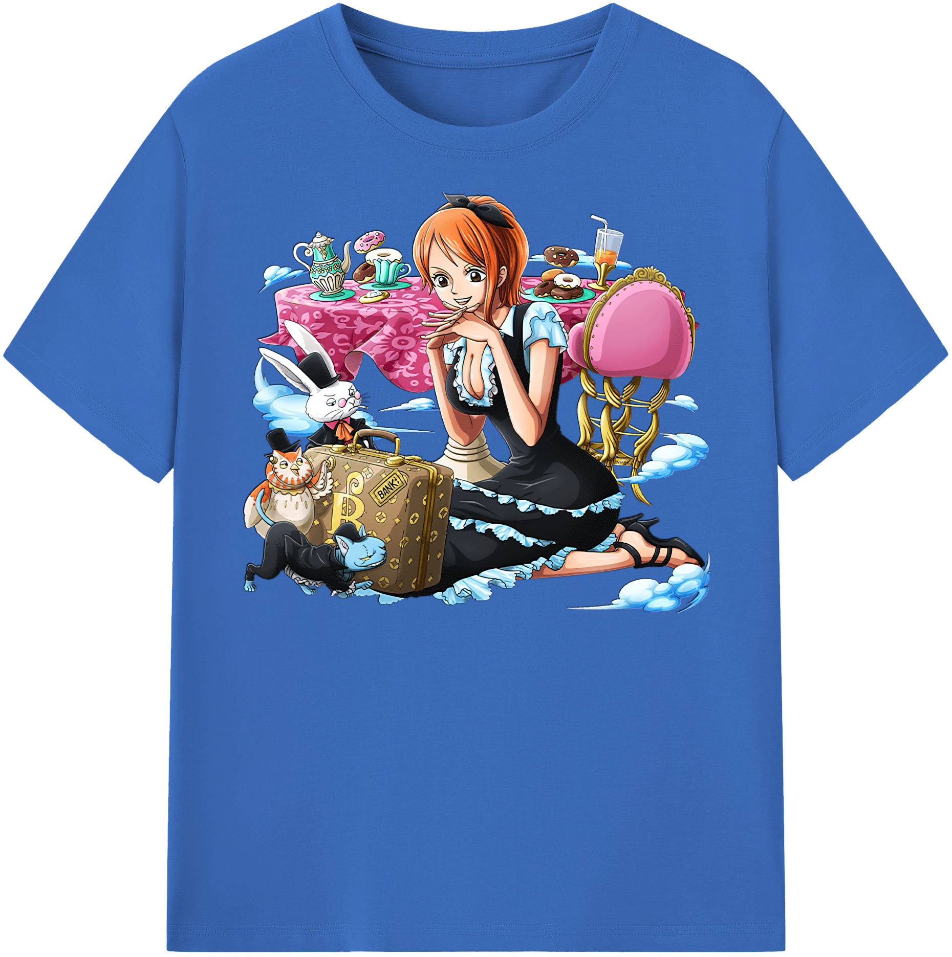 ワンピース ナミ ONE PIECE Nami 綿100％半袖Tシャツ（フロントプリント）
