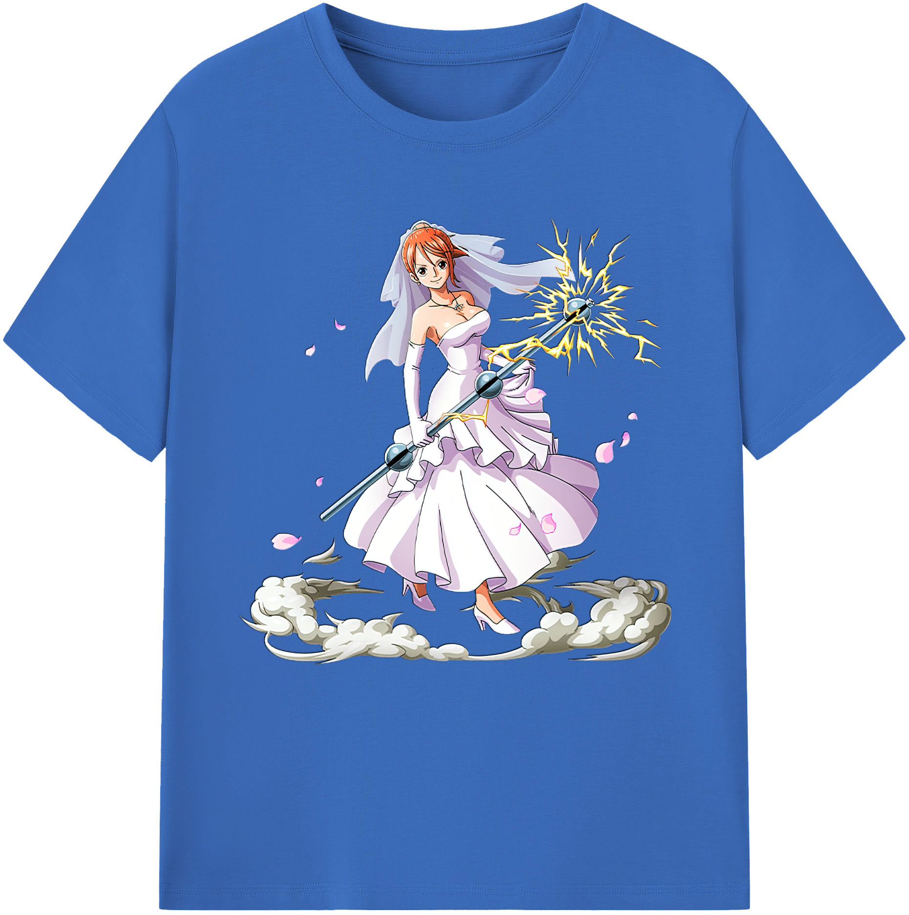 ワンピース ナミ ONE PIECE Nami 綿100％半袖Tシャツ（フロントプリント）