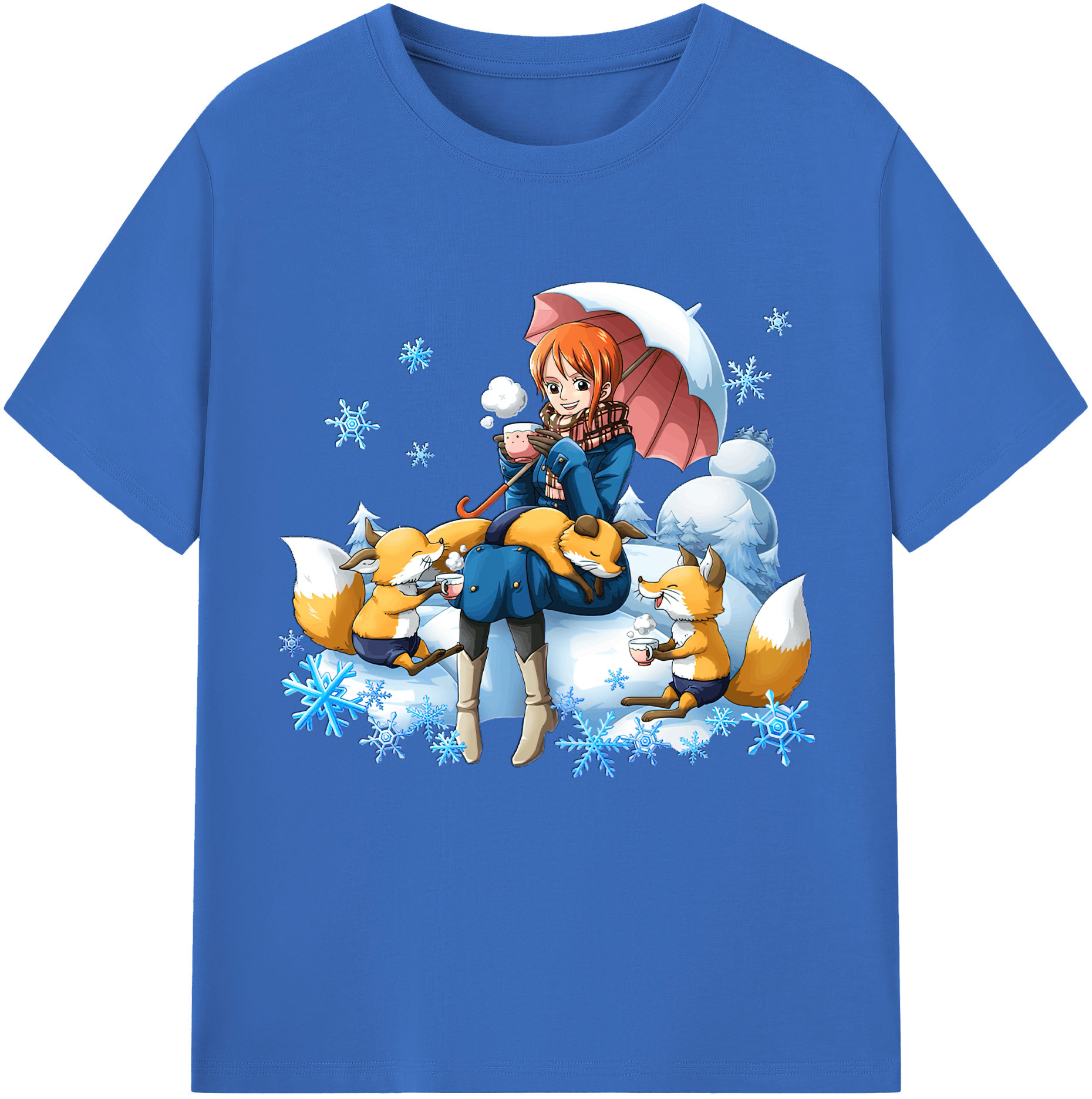 ワンピース ナミ ONE PIECE Nami 綿100％半袖Tシャツ（フロントプリント）