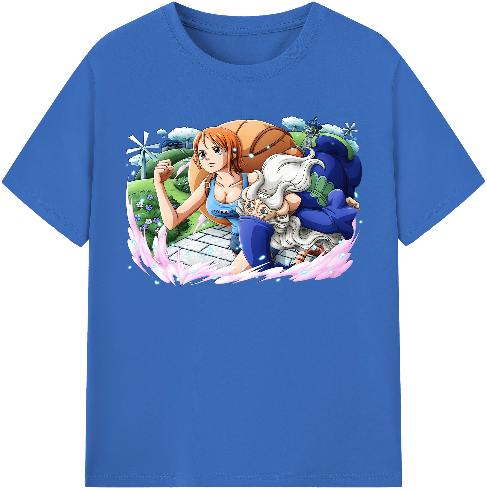 ワンピース ナミ ONE PIECE Nami 綿100％半袖Tシャツ（フロントプリント）