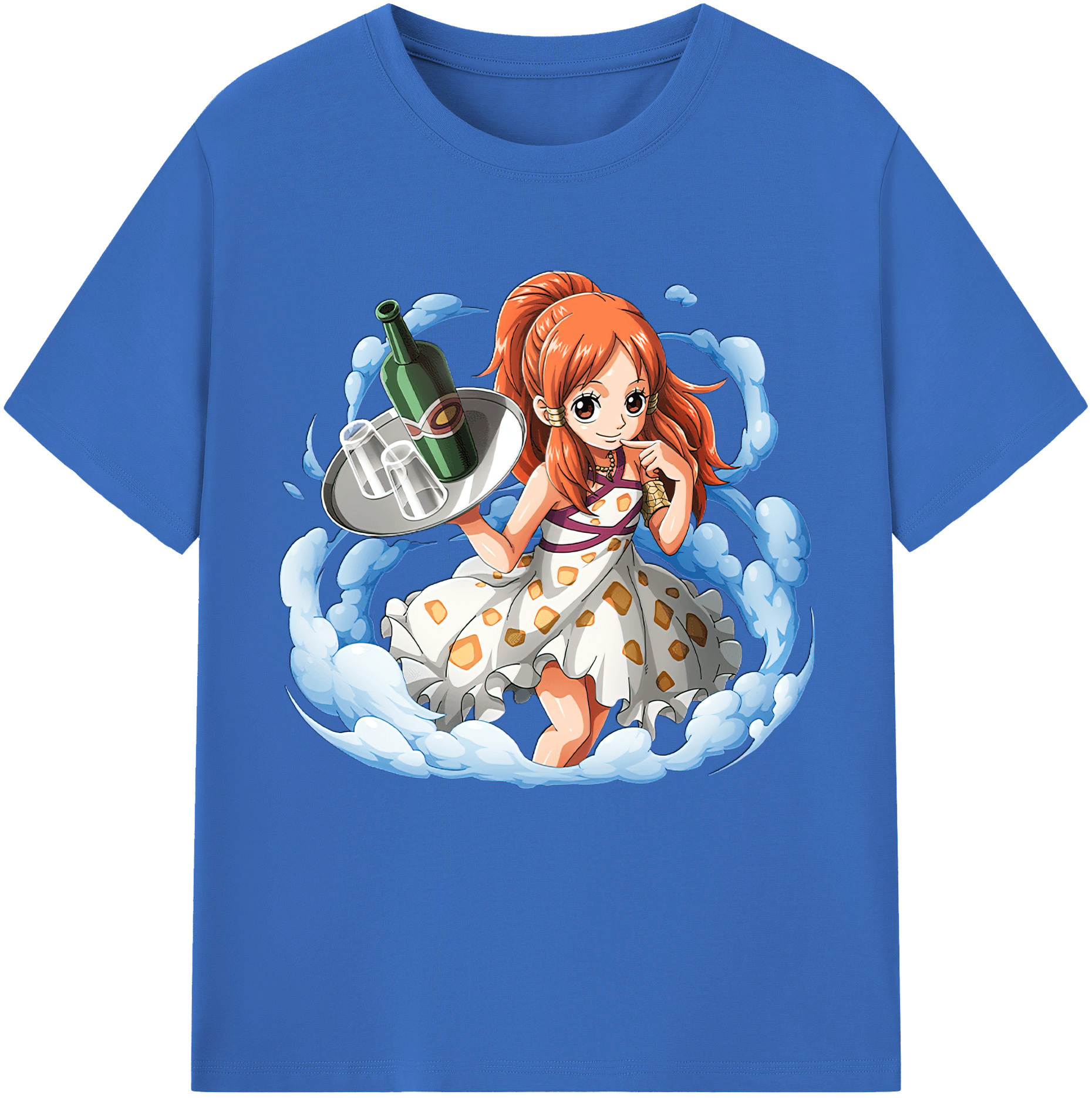 ワンピース ナミ ONE PIECE Nami 綿100％半袖Tシャツ（フロントプリント）