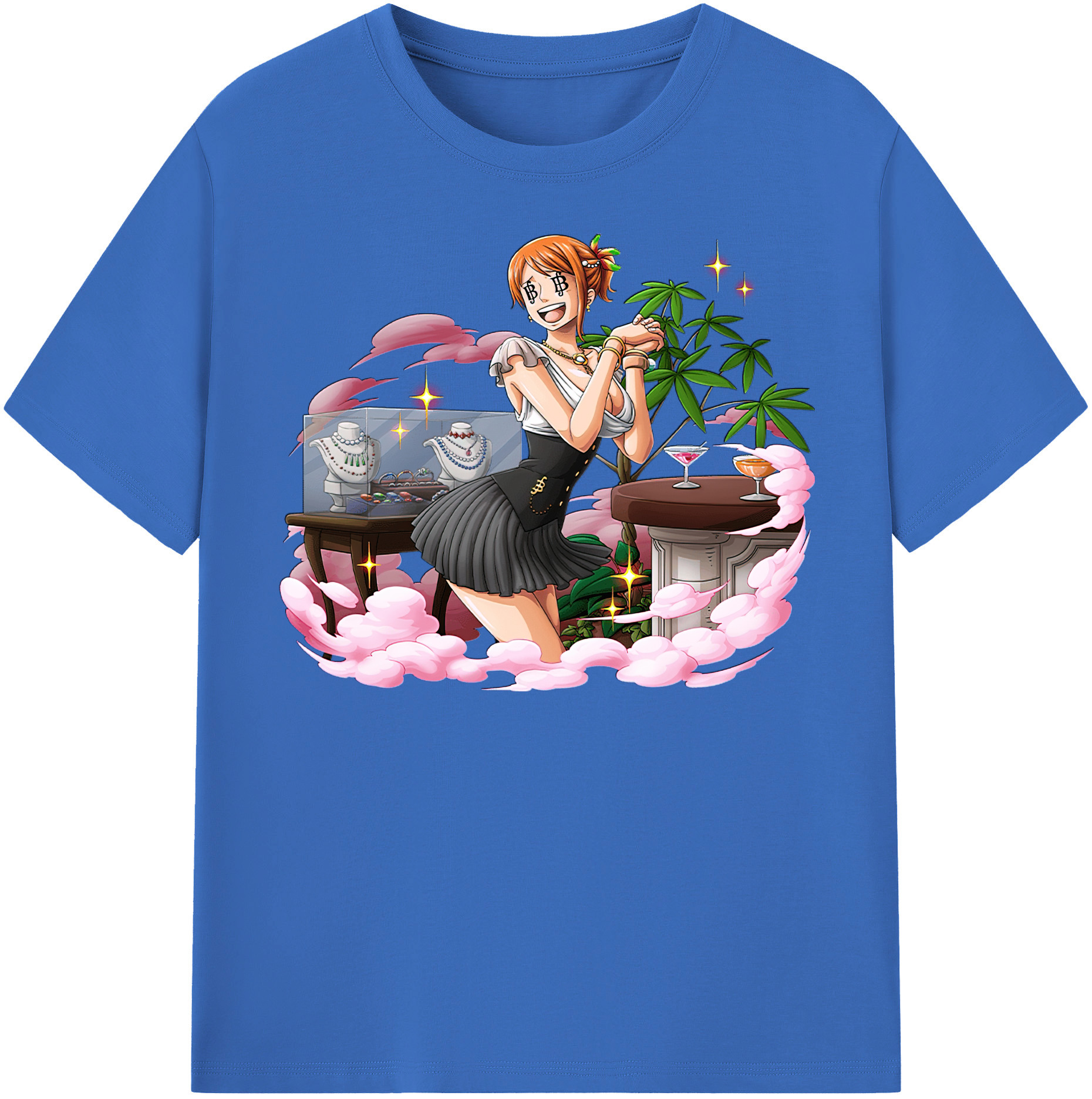ワンピース ナミ ONE PIECE Nami 綿100％半袖Tシャツ（フロントプリント）