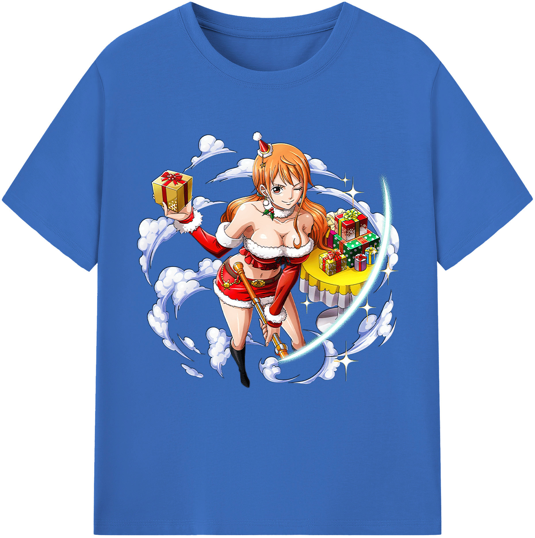 ワンピース ナミ ONE PIECE Nami 綿100％半袖Tシャツ（フロントプリント）