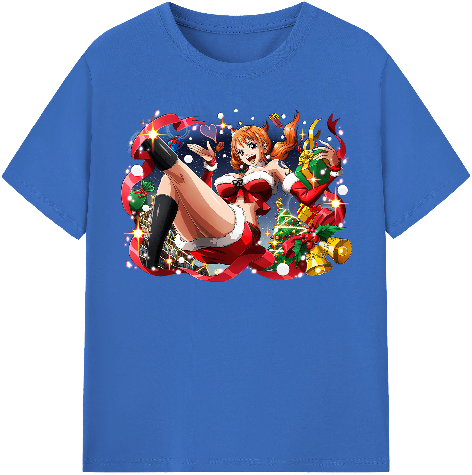 ワンピース ナミ ONE PIECE Nami 綿100％半袖Tシャツ（フロントプリント）