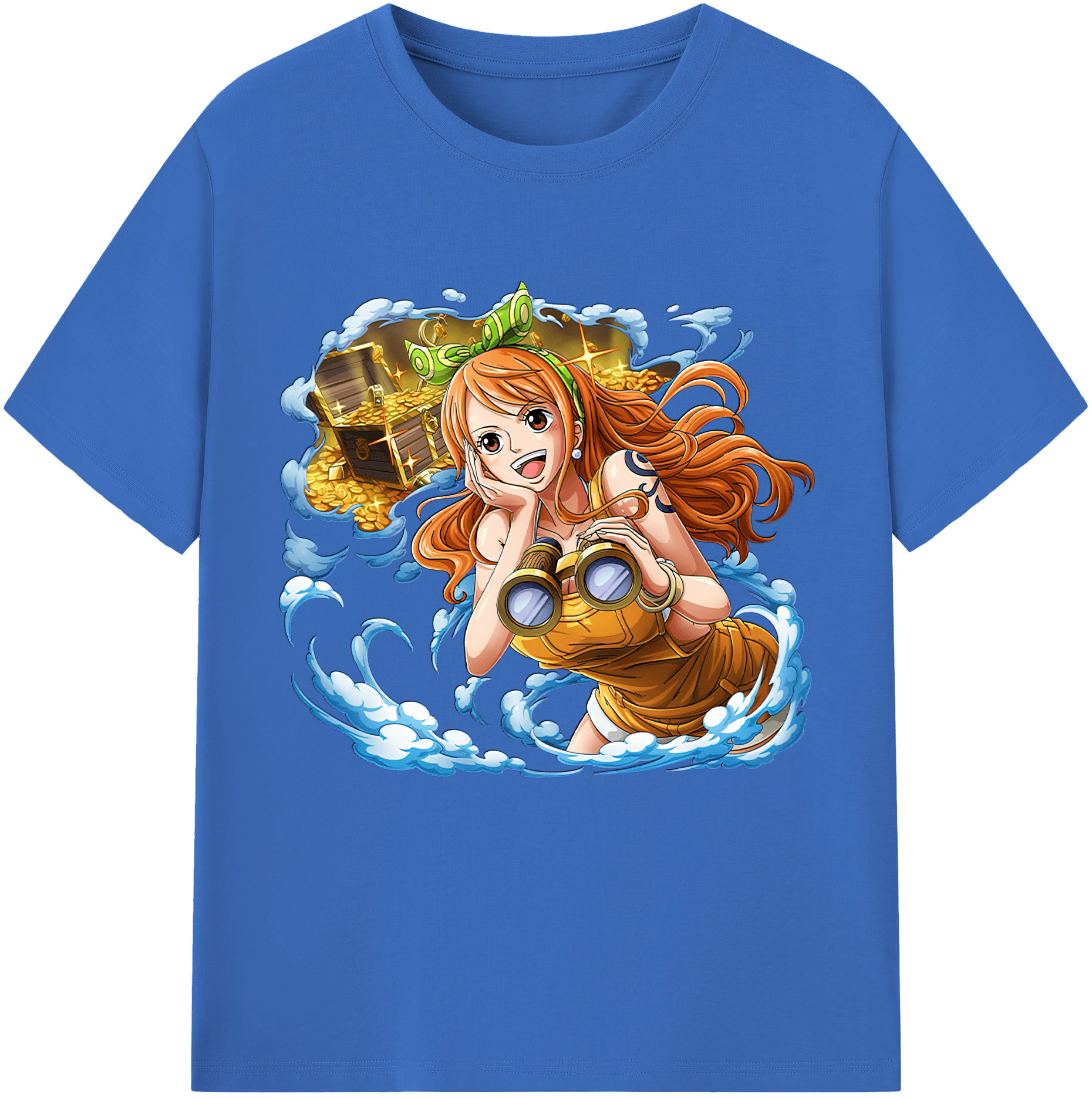 ワンピース ナミ ONE PIECE Nami 綿100％半袖Tシャツ（フロントプリント）