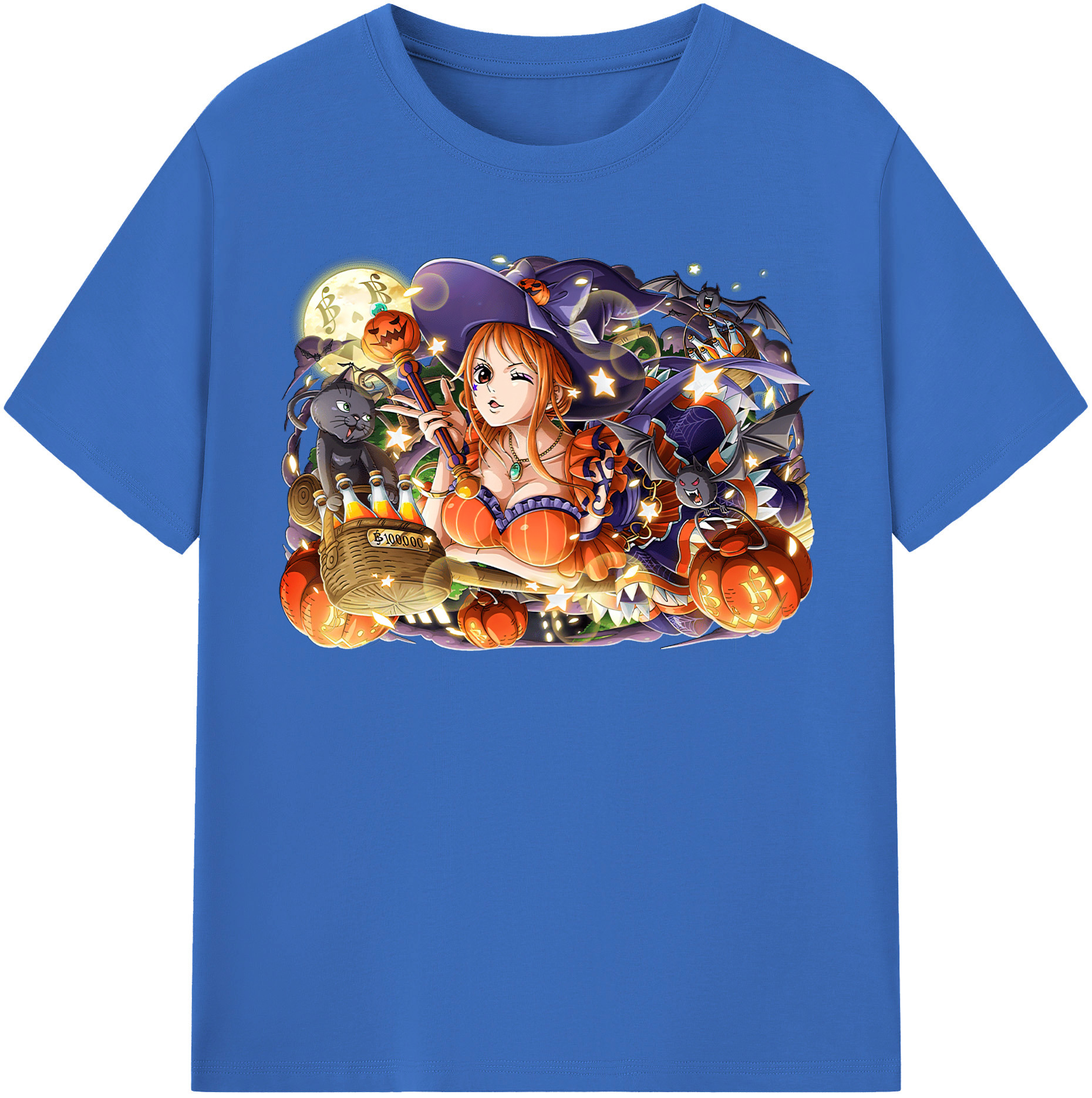 （画像用） ワンピース ナミ ONE PIECE Nami 綿100％半袖Tシャツ（フロントプリント）