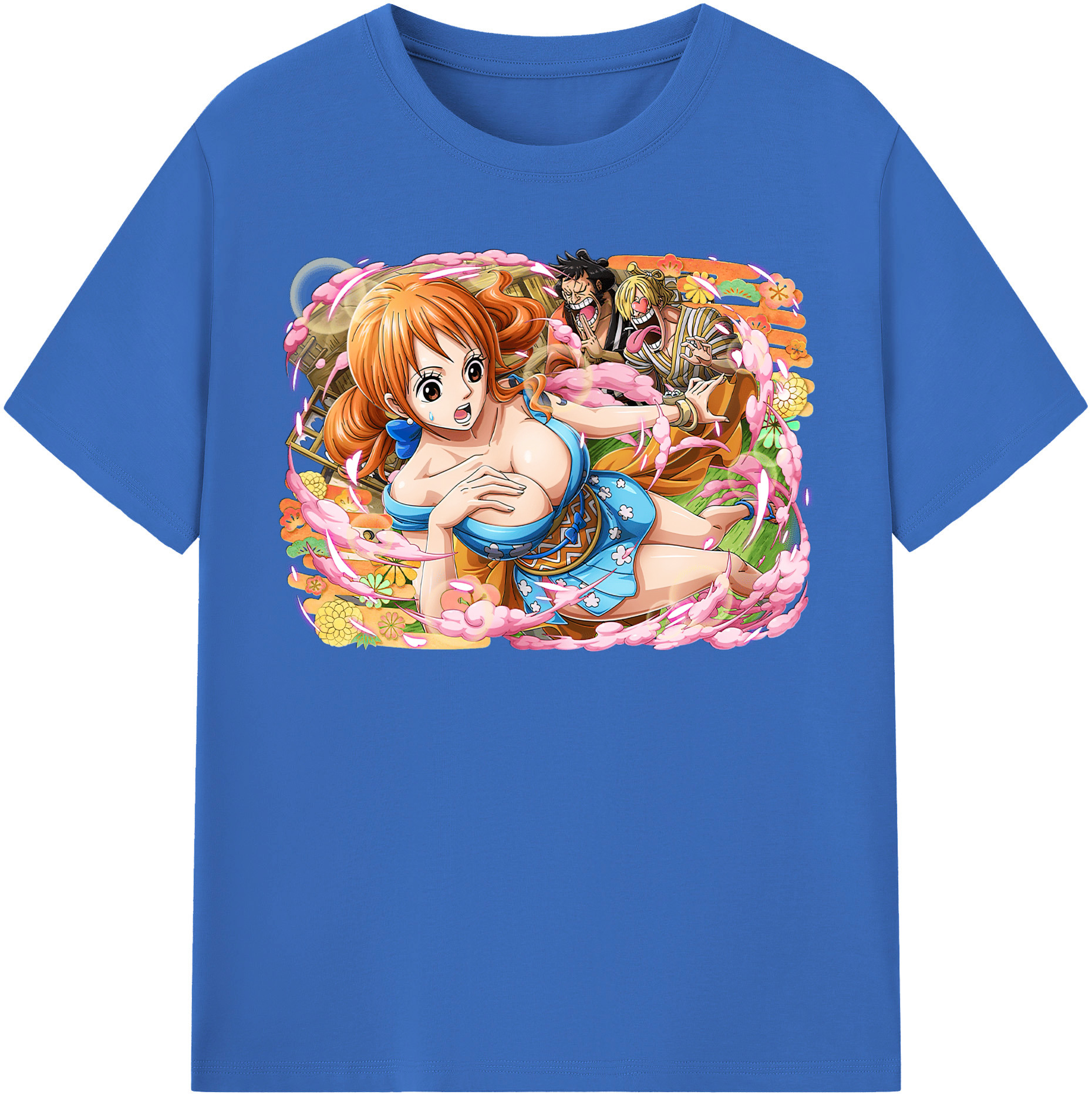 ワンピース ナミ ONE PIECE Nami 綿100％半袖Tシャツ（フロントプリント）