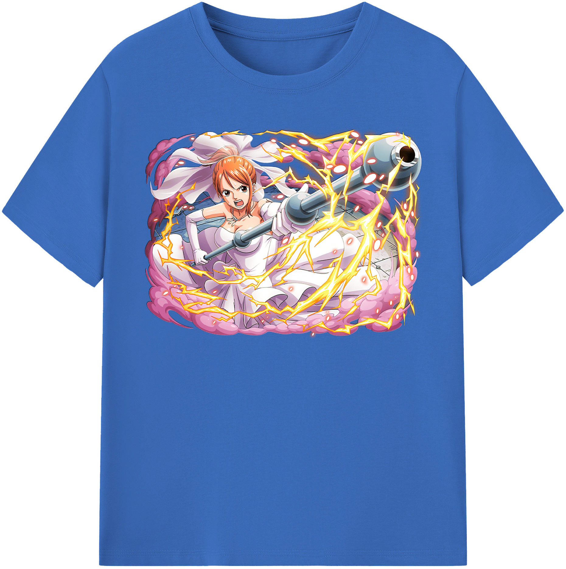 ワンピース ナミ ONE PIECE Nami 綿100％半袖Tシャツ（フロントプリント）