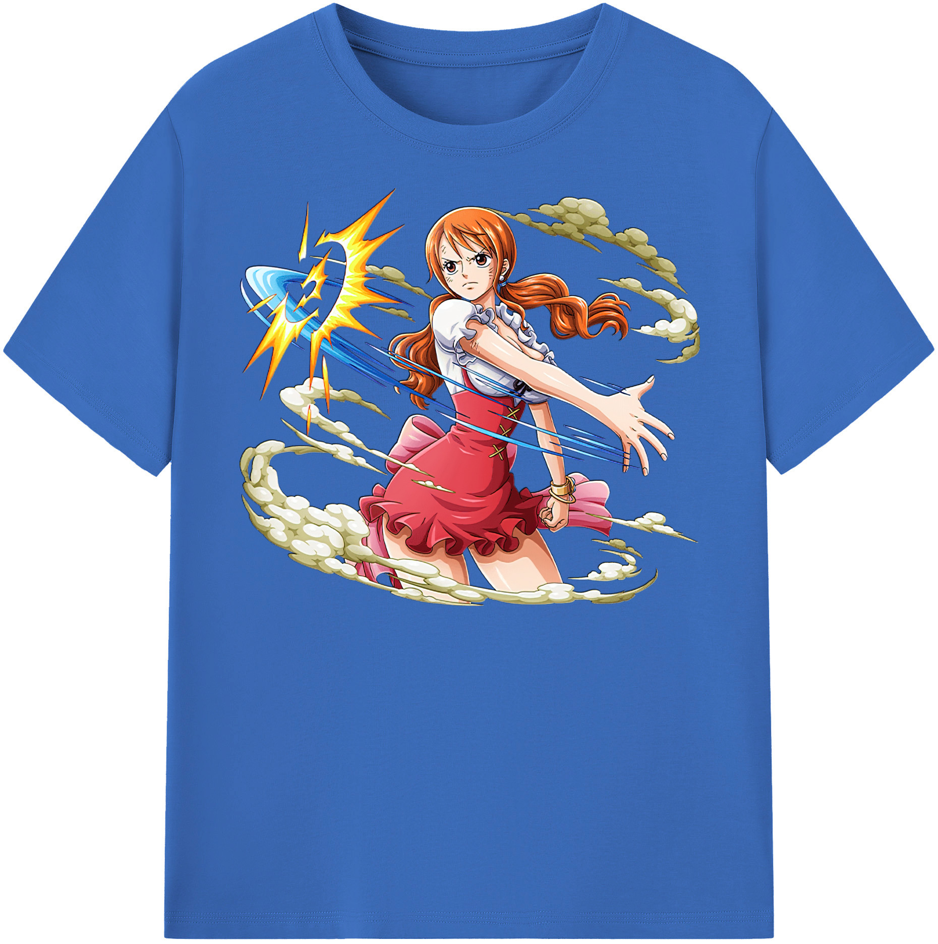 ワンピース ナミ ONE PIECE Nami 綿100％半袖Tシャツ（フロントプリント）