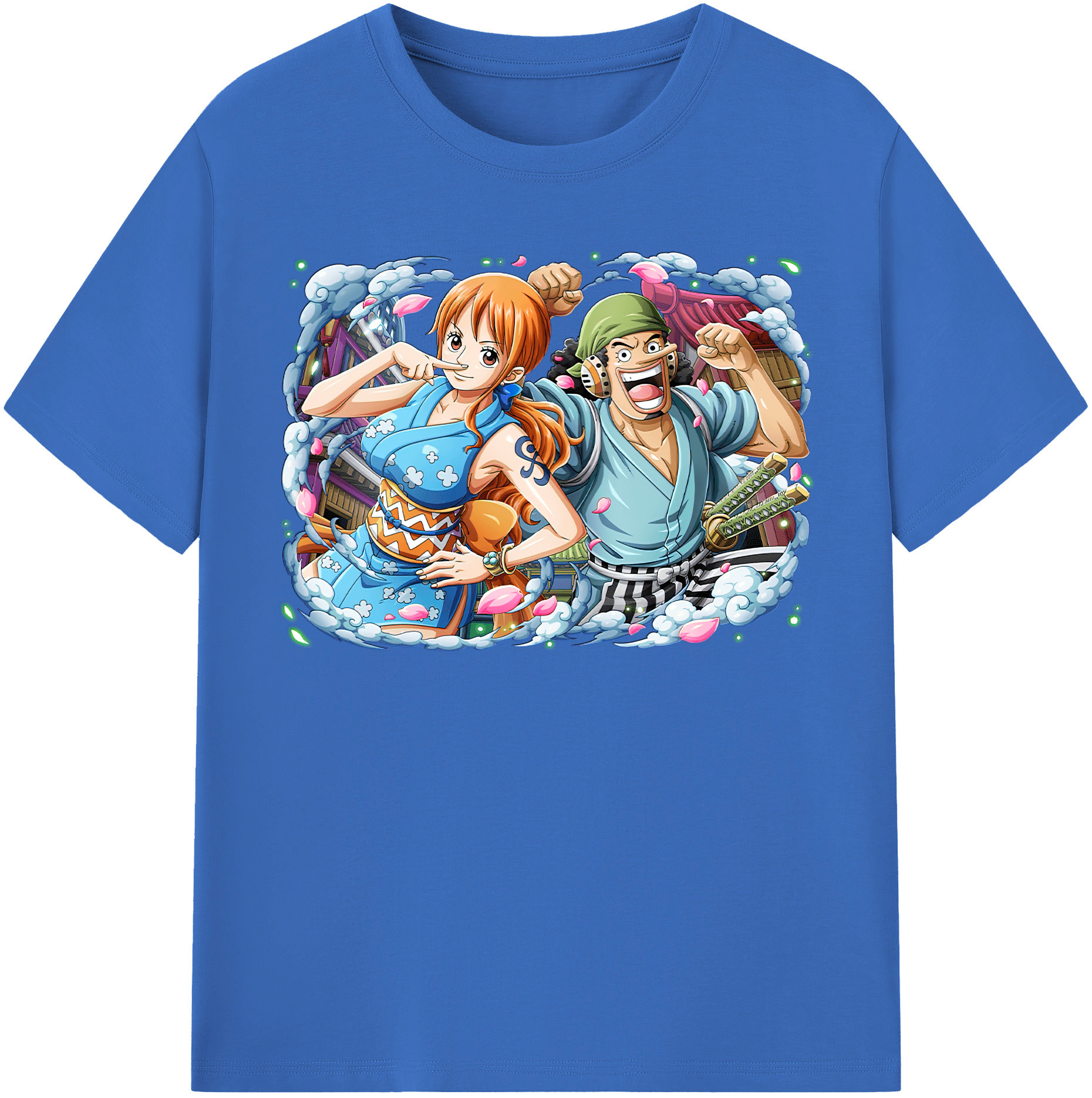 ワンピース ナミ ONE PIECE Nami 綿100％半袖Tシャツ（フロントプリント）