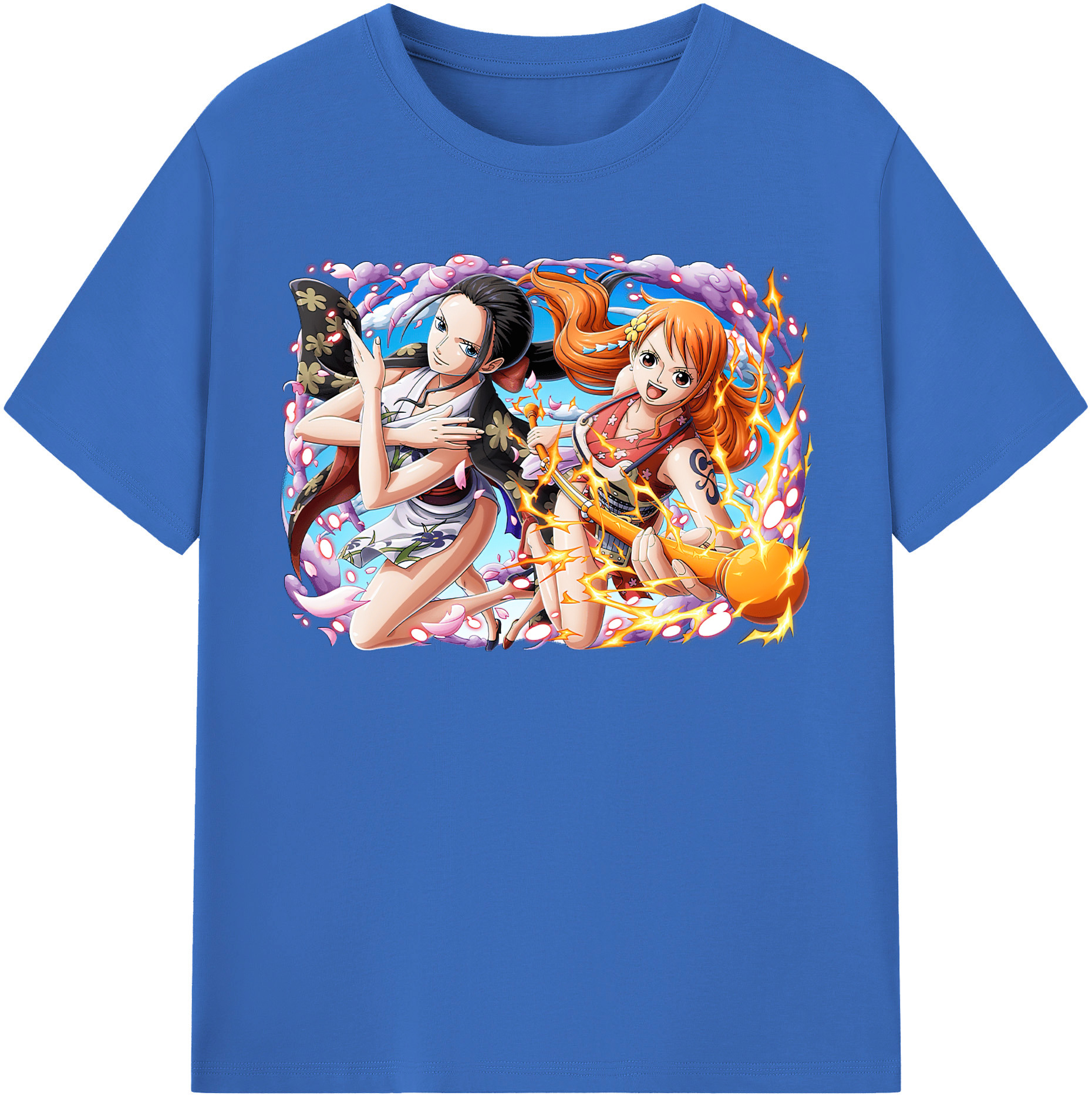 ワンピース ナミ ONE PIECE Nami 綿100％半袖Tシャツ（フロントプリント）
