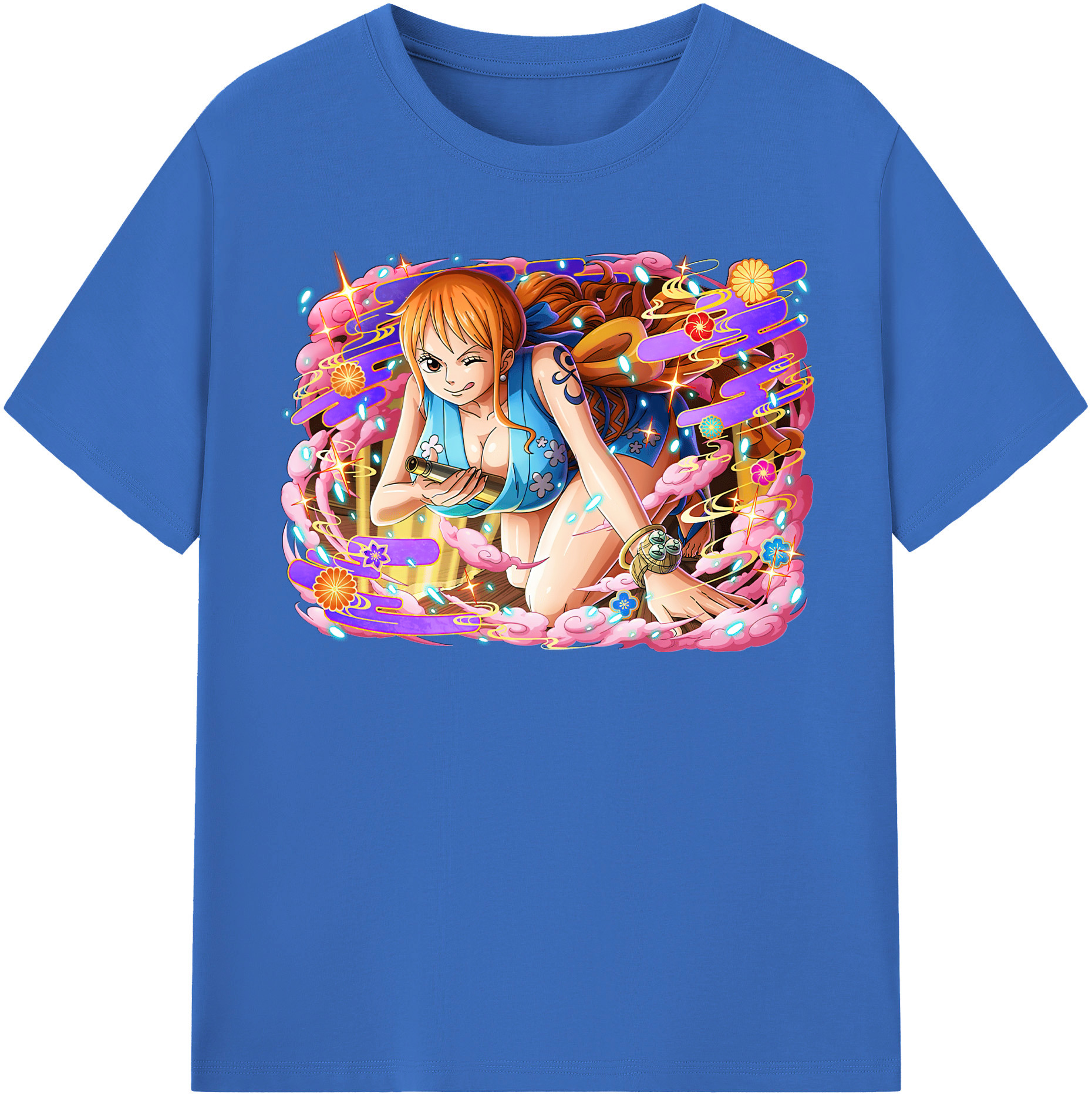 ワンピース ナミ ONE PIECE Nami 綿100％半袖Tシャツ（フロントプリント）