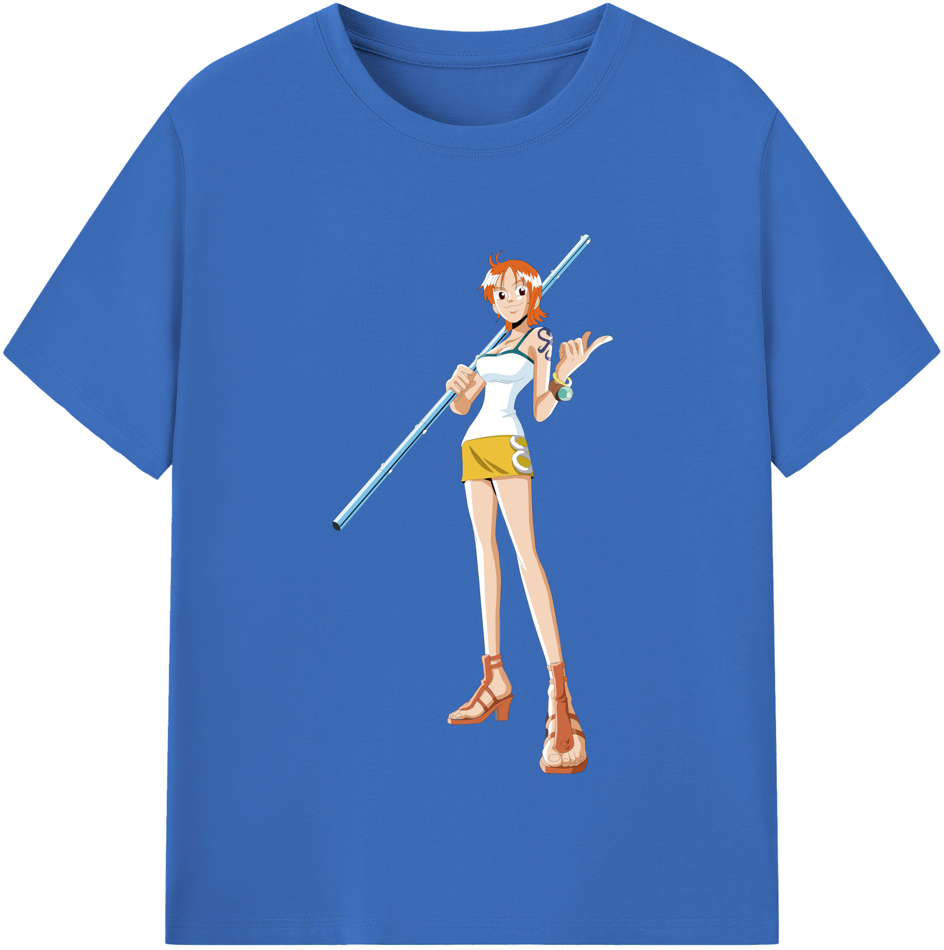ワンピース ナミ ONE PIECE Nami 綿100％半袖Tシャツ（フロントプリント）