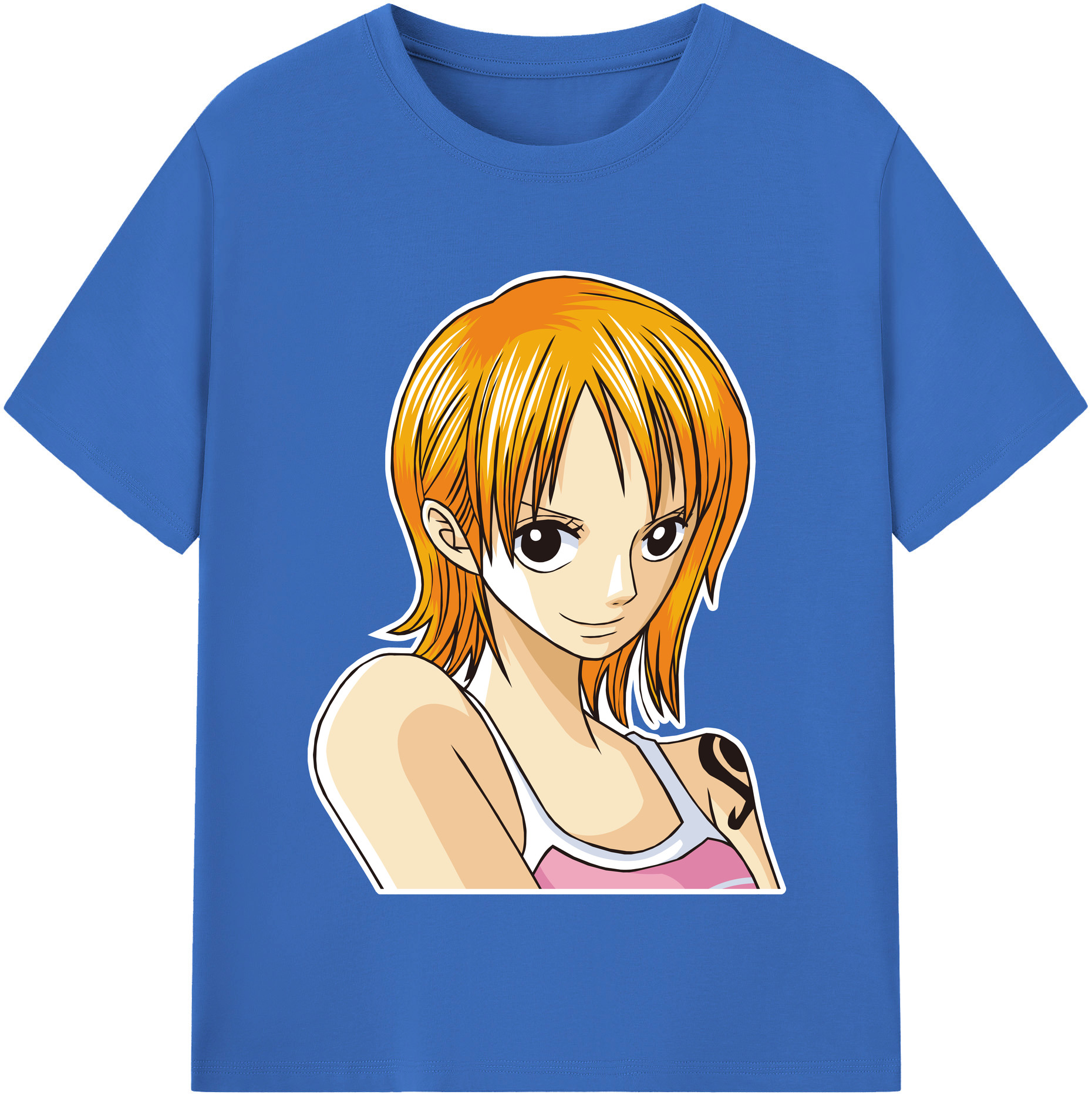 ワンピース ナミ ONE PIECE Nami 綿100％半袖Tシャツ（フロントプリント）