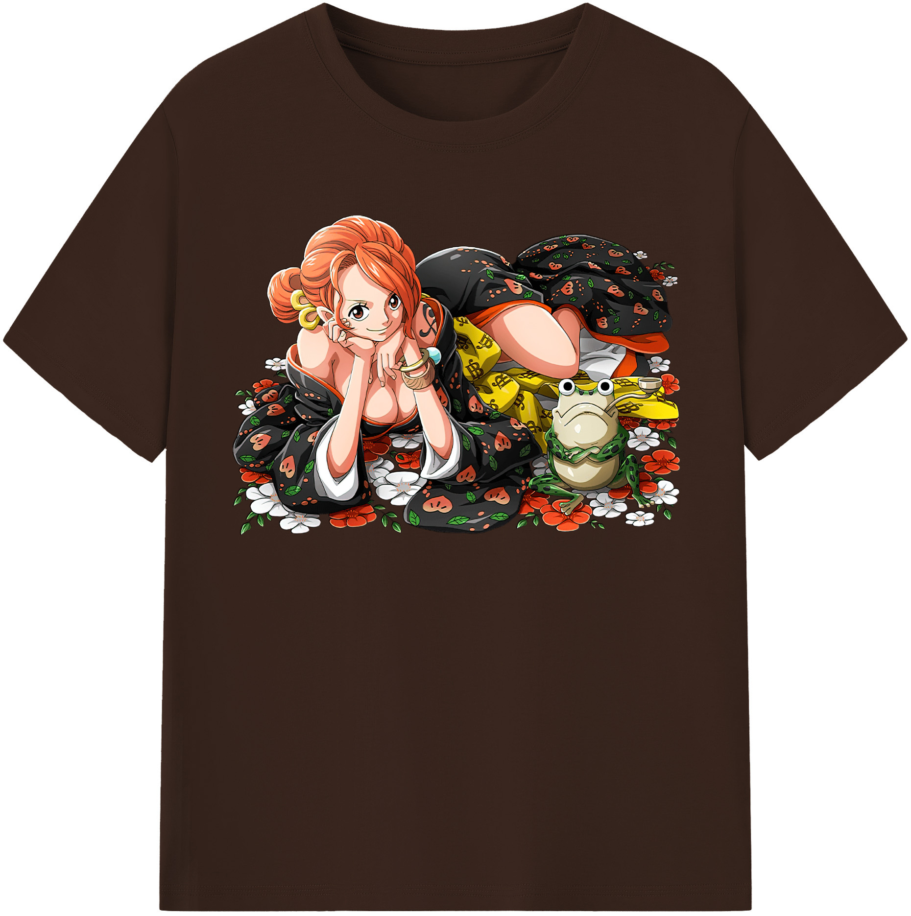 ワンピース ナミ ONE PIECE Nami 綿100％半袖Tシャツ（フロントプリント）