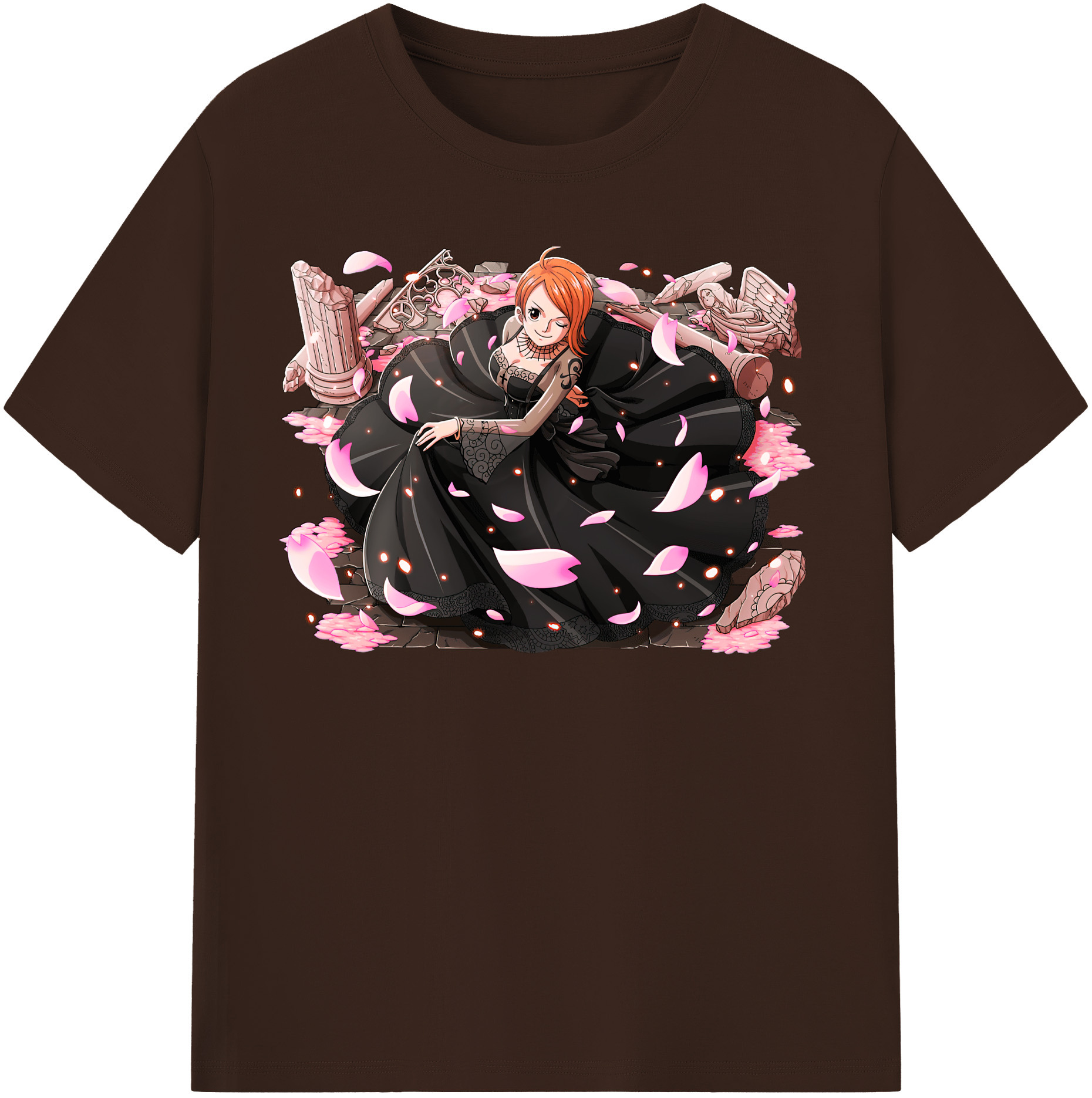 ワンピース ナミ ONE PIECE Nami 綿100％半袖Tシャツ（フロントプリント）