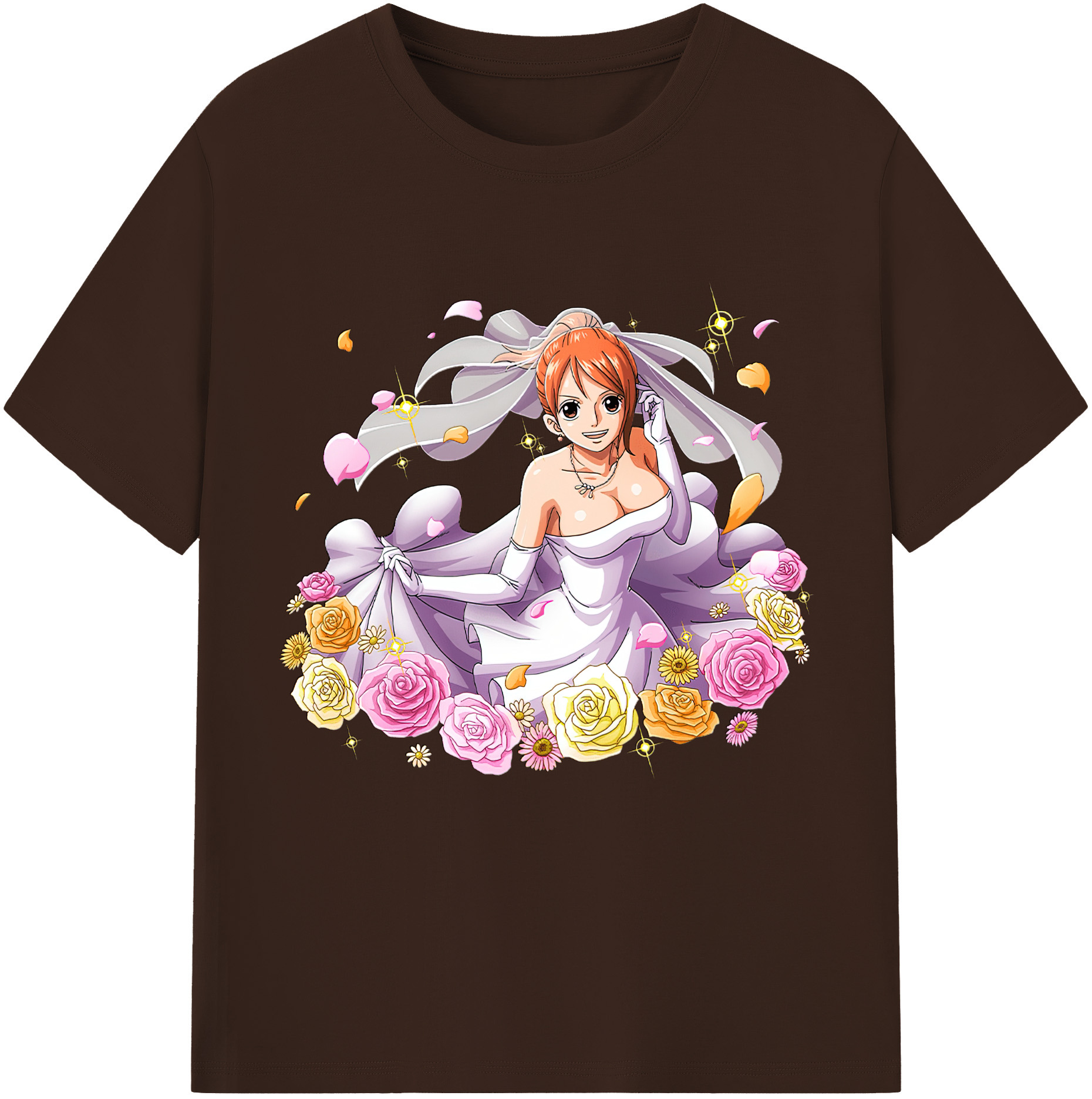 ワンピース ナミ ONE PIECE Nami 綿100％半袖Tシャツ（フロントプリント）