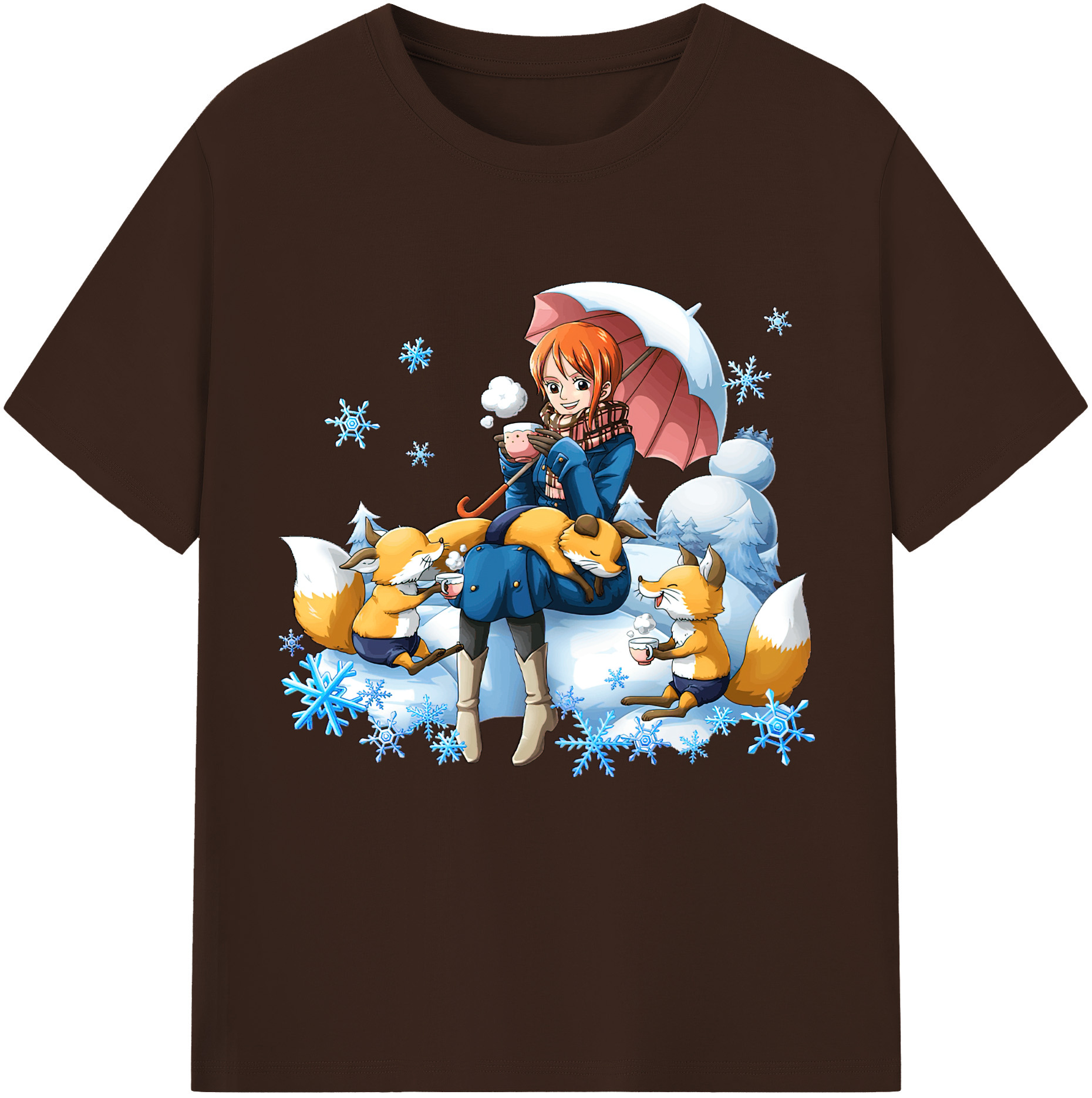 ワンピース ナミ ONE PIECE Nami 綿100％半袖Tシャツ（フロントプリント）