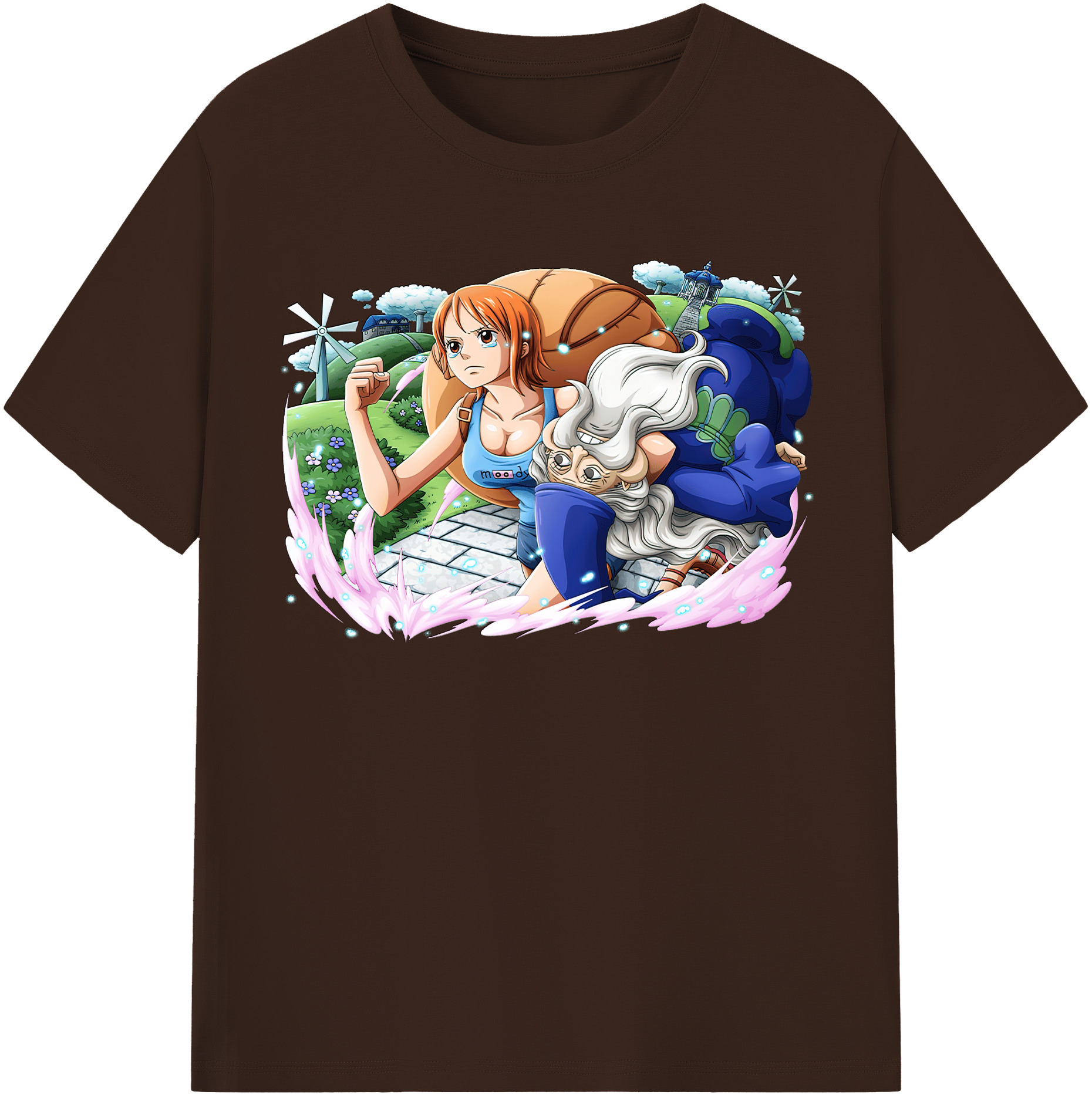 ワンピース ナミ ONE PIECE Nami 綿100％半袖Tシャツ（フロントプリント）