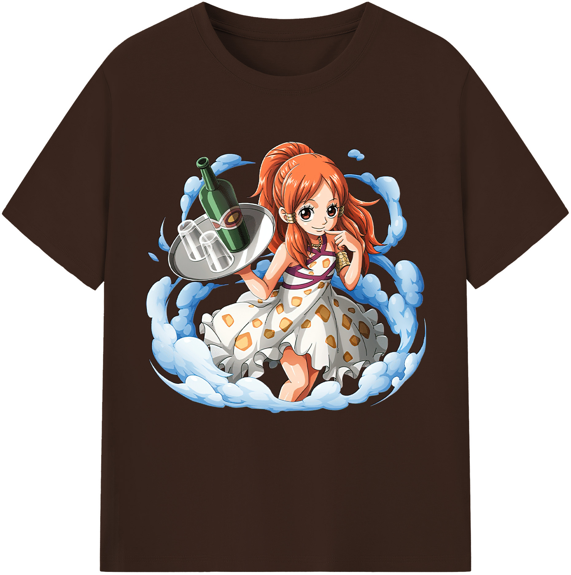 ワンピース ナミ ONE PIECE Nami 綿100％半袖Tシャツ（フロントプリント）