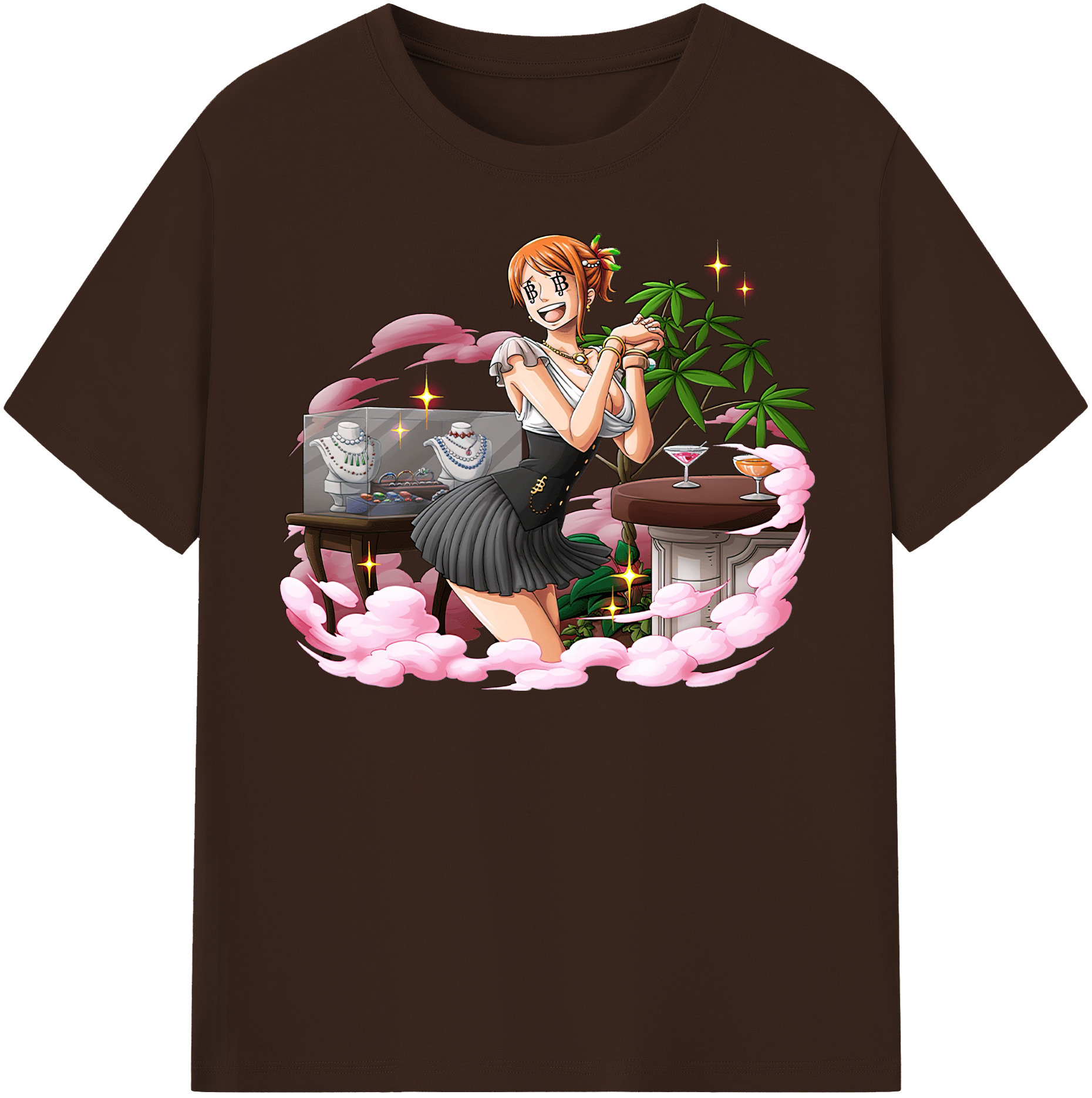 ワンピース ナミ ONE PIECE Nami 綿100％半袖Tシャツ（フロントプリント）