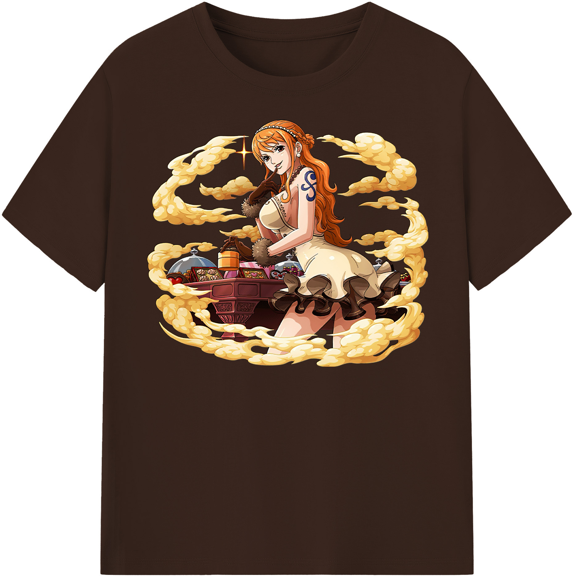 ワンピース ナミ ONE PIECE Nami 綿100％半袖Tシャツ（フロントプリント）