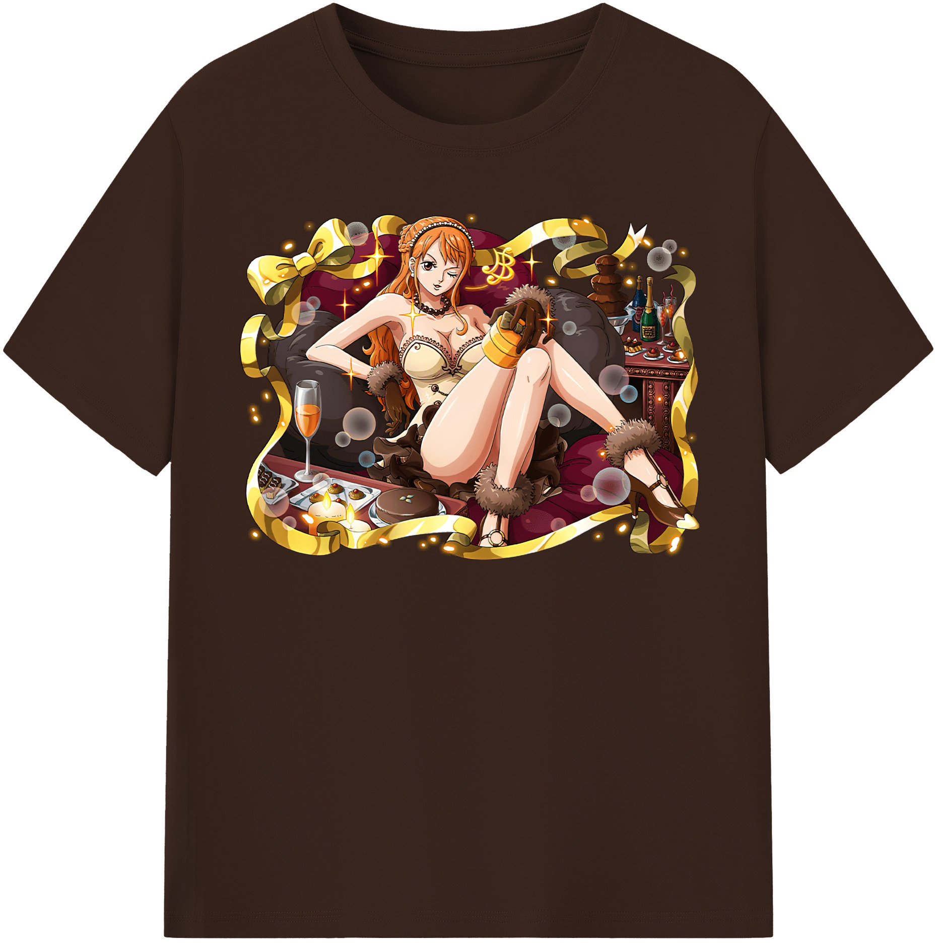 ワンピース ナミ ONE PIECE Nami 綿100％半袖Tシャツ（フロントプリント）