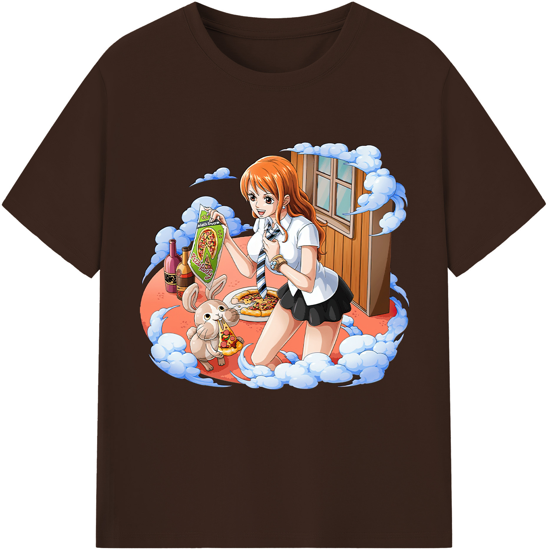 ワンピース ナミ ONE PIECE Nami 綿100％半袖Tシャツ（フロントプリント）