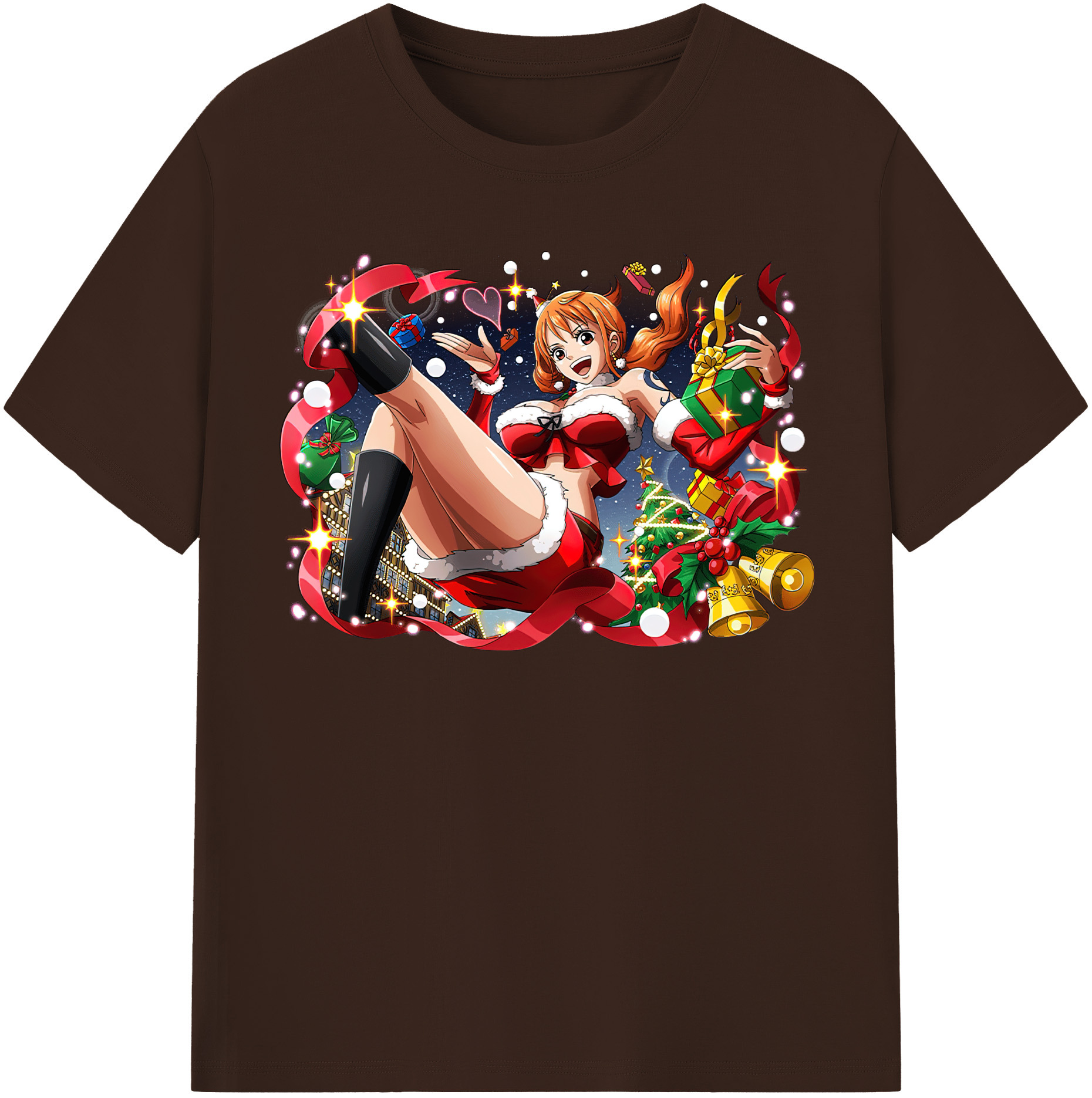 ワンピース ナミ ONE PIECE Nami 綿100％半袖Tシャツ（フロントプリント）