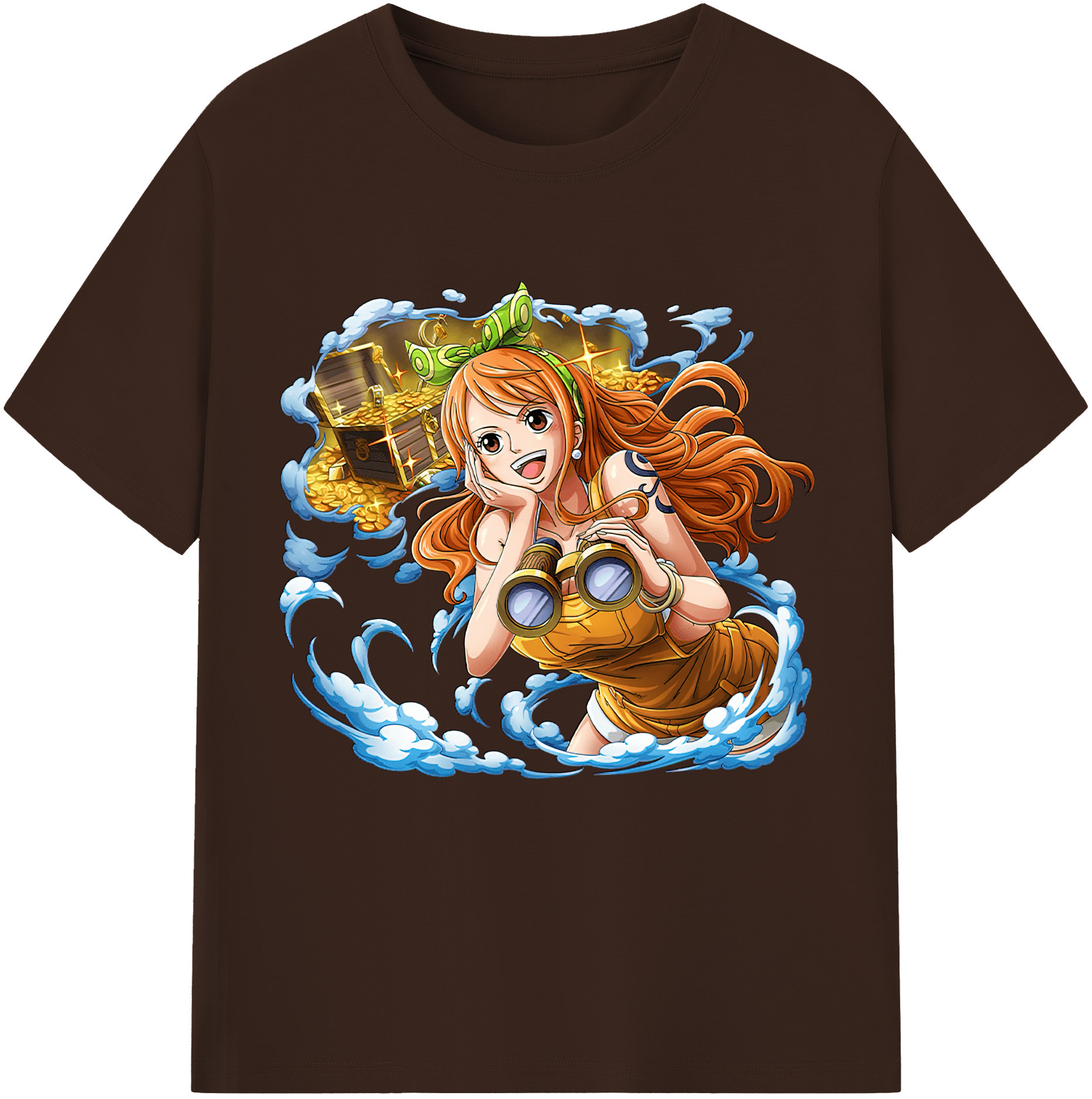 ワンピース ナミ ONE PIECE Nami 綿100％半袖Tシャツ（フロントプリント）