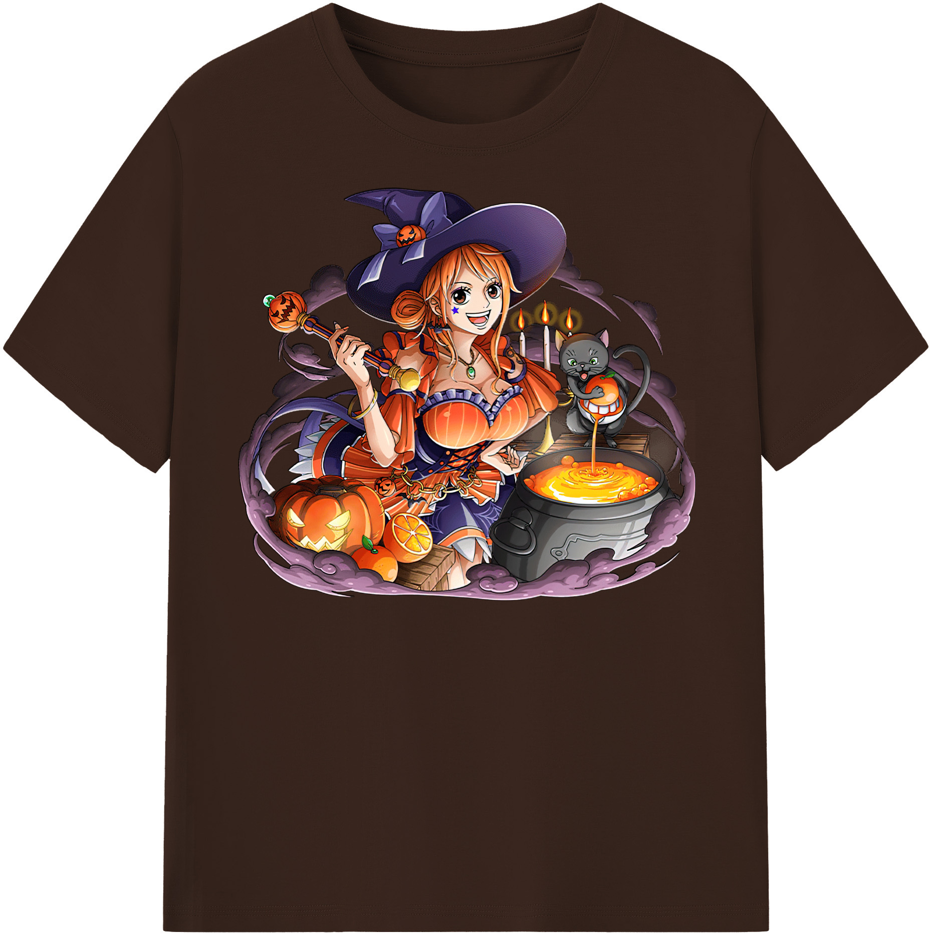 ワンピース ナミ ONE PIECE Nami 綿100％半袖Tシャツ（フロントプリント）