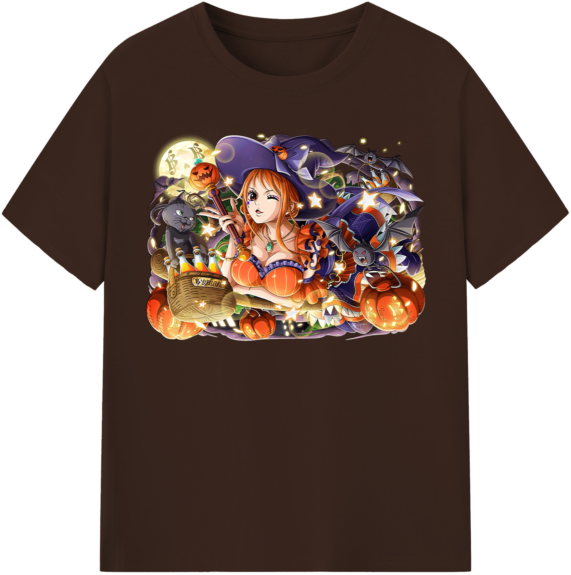（画像用） ワンピース ナミ ONE PIECE Nami 綿100％半袖Tシャツ（フロントプリント）