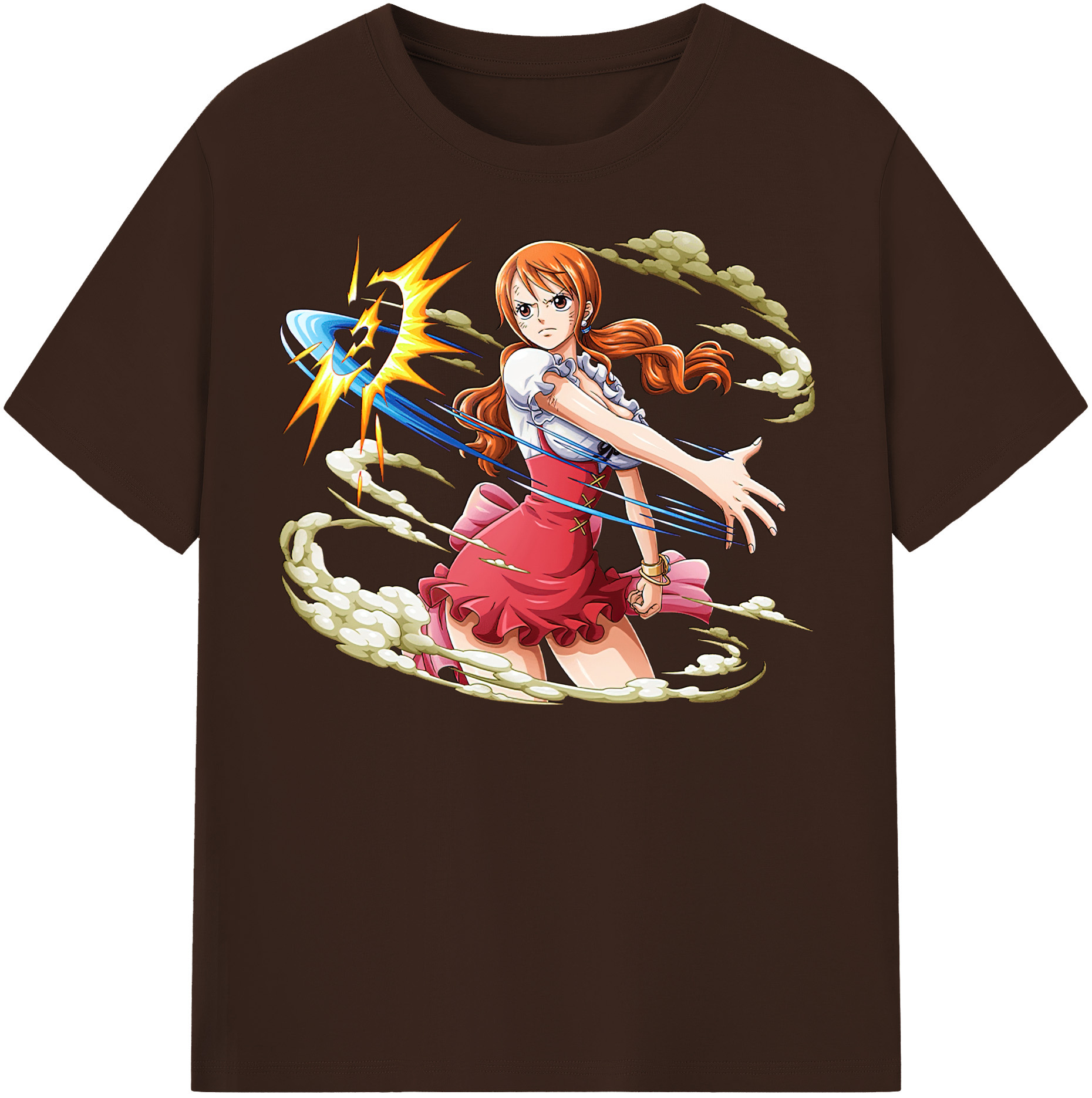 ワンピース ナミ ONE PIECE Nami 綿100％半袖Tシャツ（フロントプリント）
