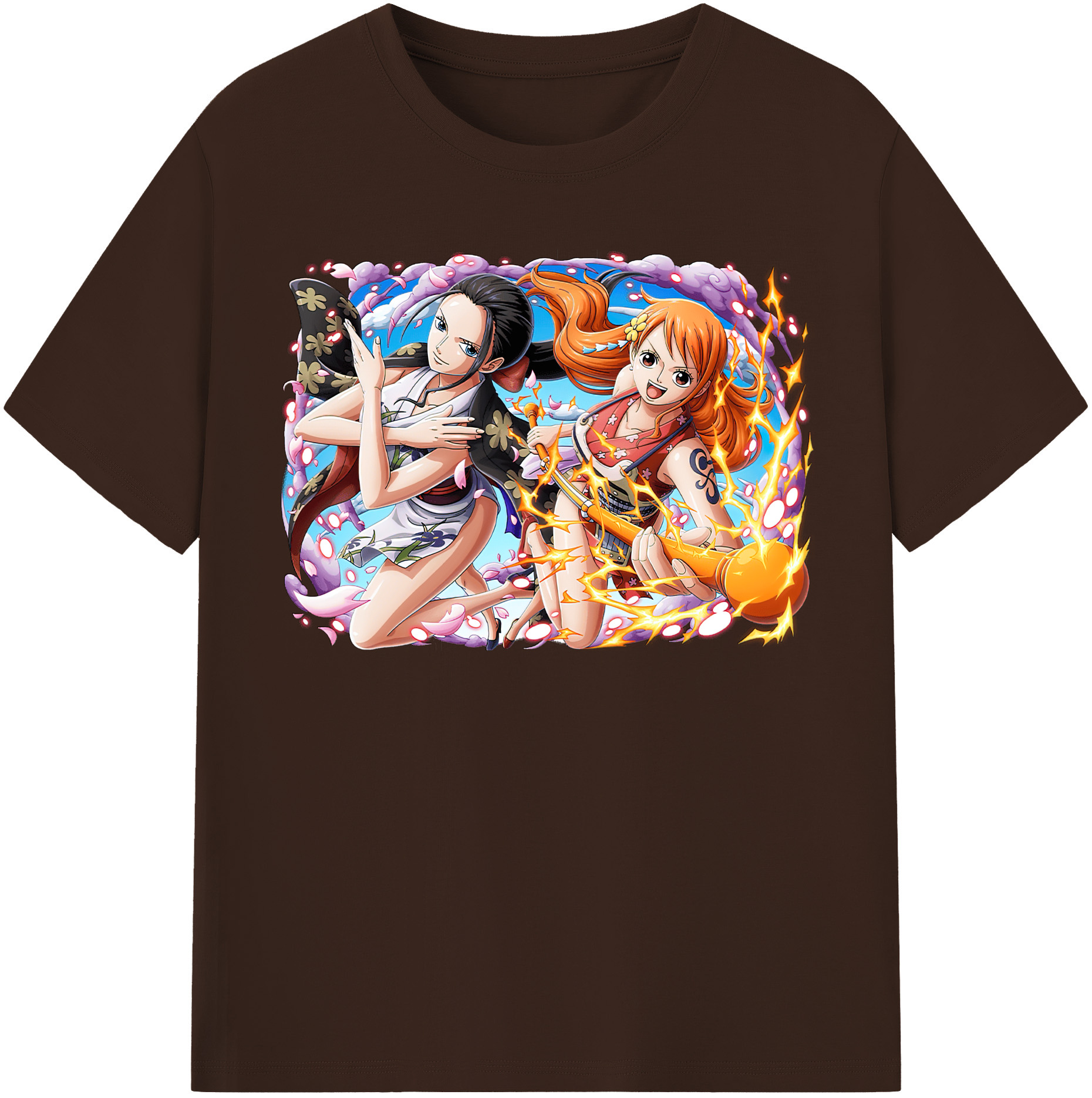 ワンピース ナミ ONE PIECE Nami 綿100％半袖Tシャツ（フロントプリント）