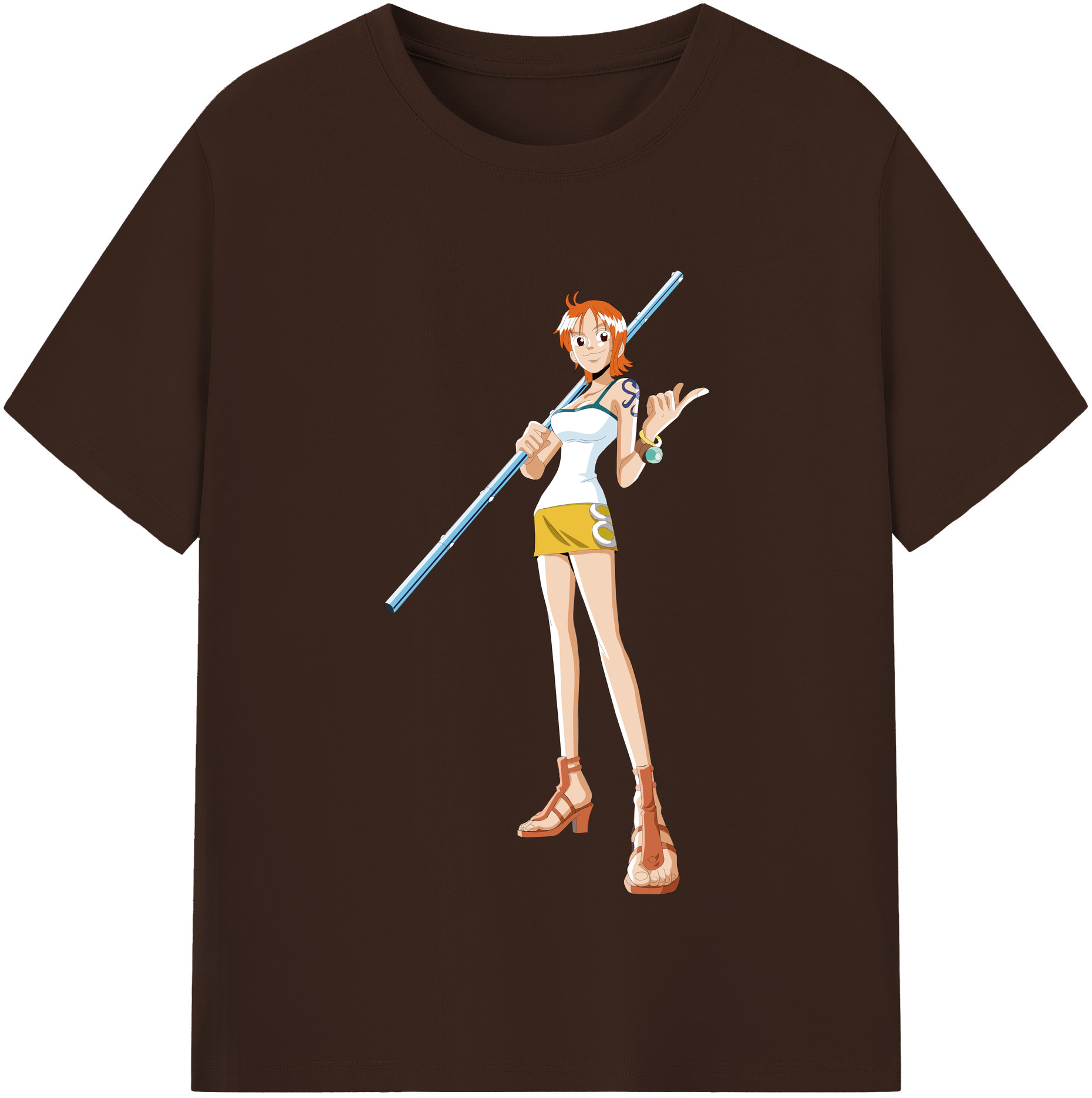 ワンピース ナミ ONE PIECE Nami 綿100％半袖Tシャツ（フロントプリント）