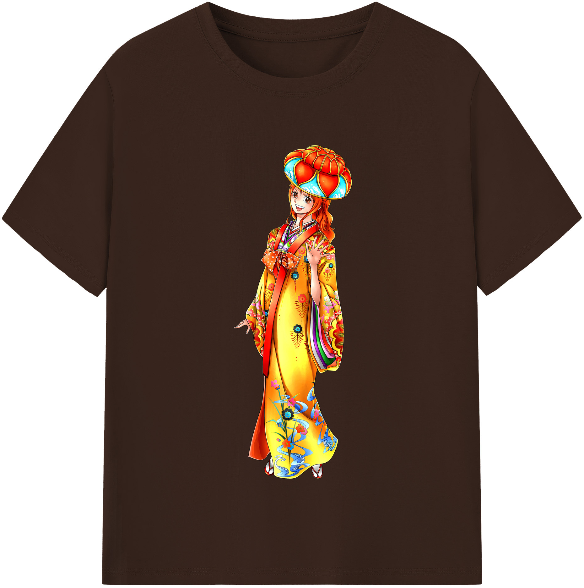 ワンピース ナミ ONE PIECE Nami 綿100％半袖Tシャツ（フロントプリント）