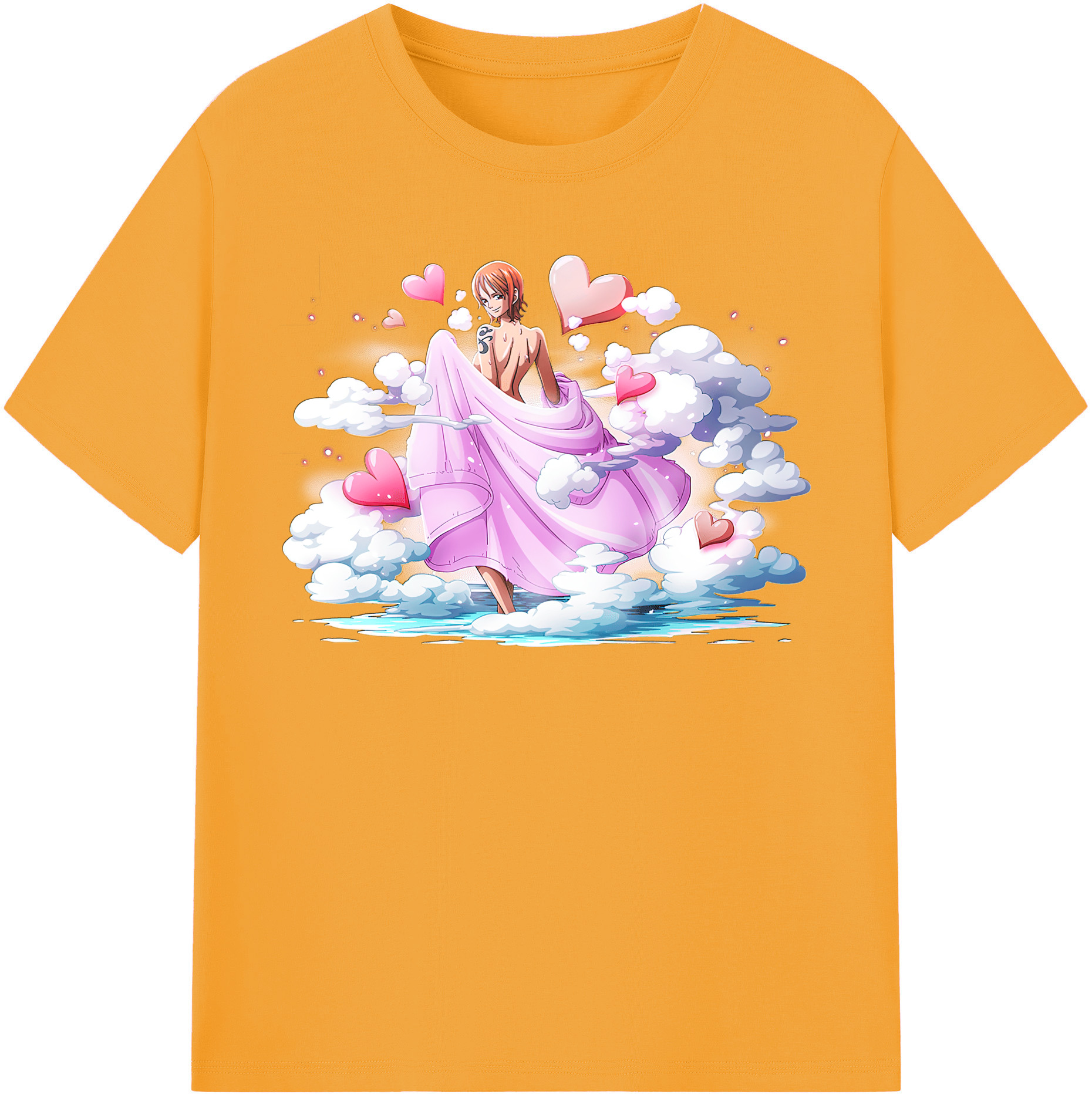 ワンピース ナミ ONE PIECE Nami 綿100％半袖Tシャツ（フロントプリント）