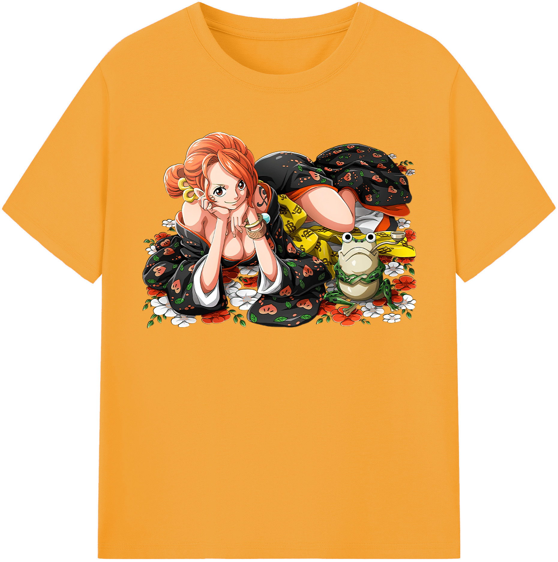 ワンピース ナミ ONE PIECE Nami 綿100％半袖Tシャツ（フロントプリント）