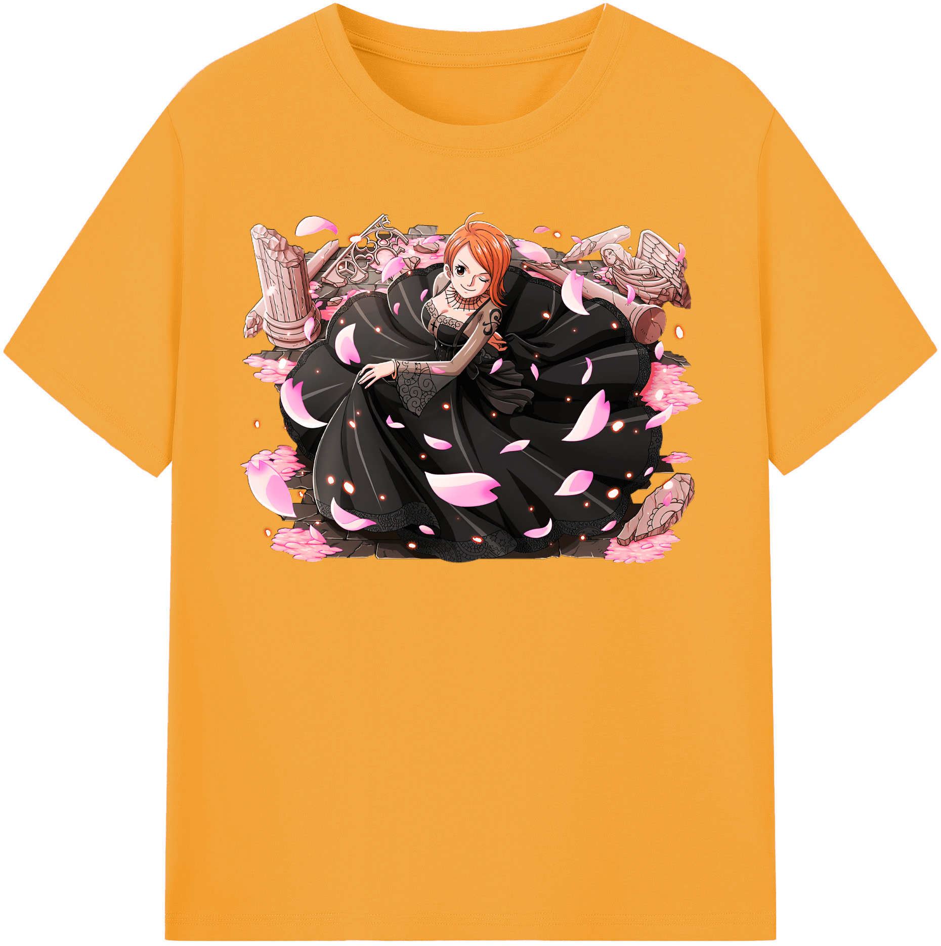 ワンピース ナミ ONE PIECE Nami 綿100％半袖Tシャツ（フロントプリント）