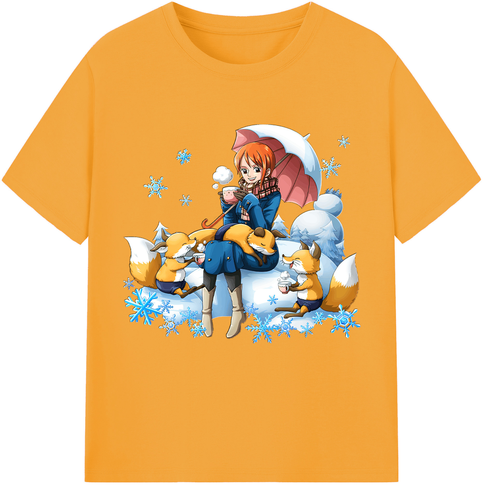 ワンピース ナミ ONE PIECE Nami 綿100％半袖Tシャツ（フロントプリント）