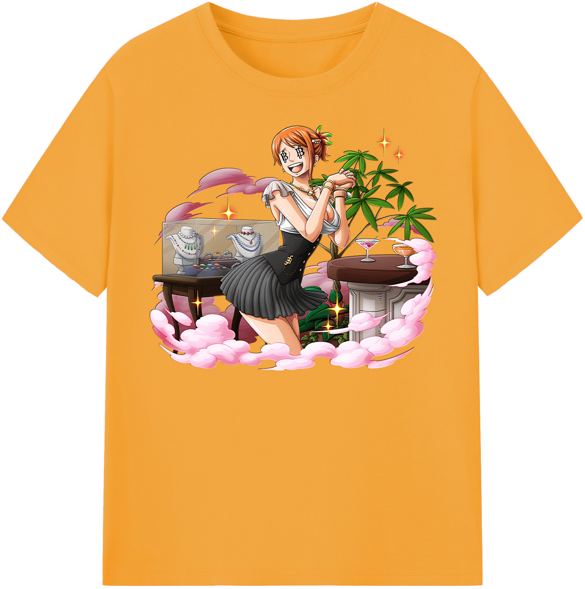 ワンピース ナミ ONE PIECE Nami 綿100％半袖Tシャツ（フロントプリント）