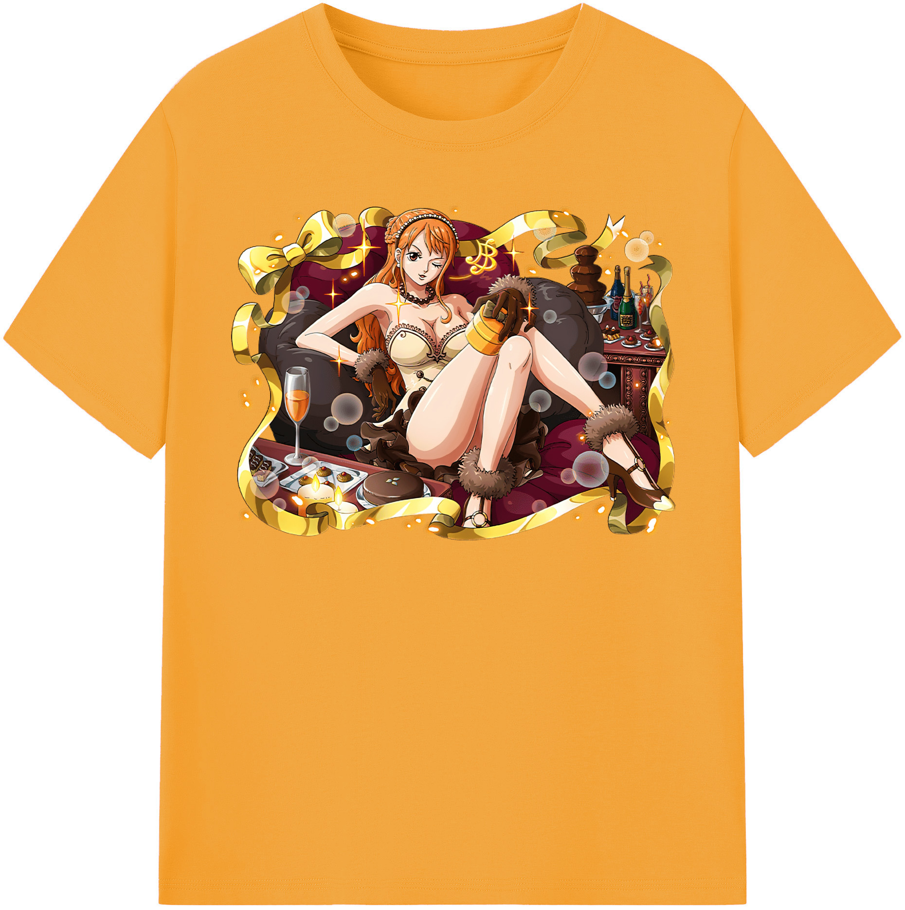 ワンピース ナミ ONE PIECE Nami 綿100％半袖Tシャツ（フロントプリント）