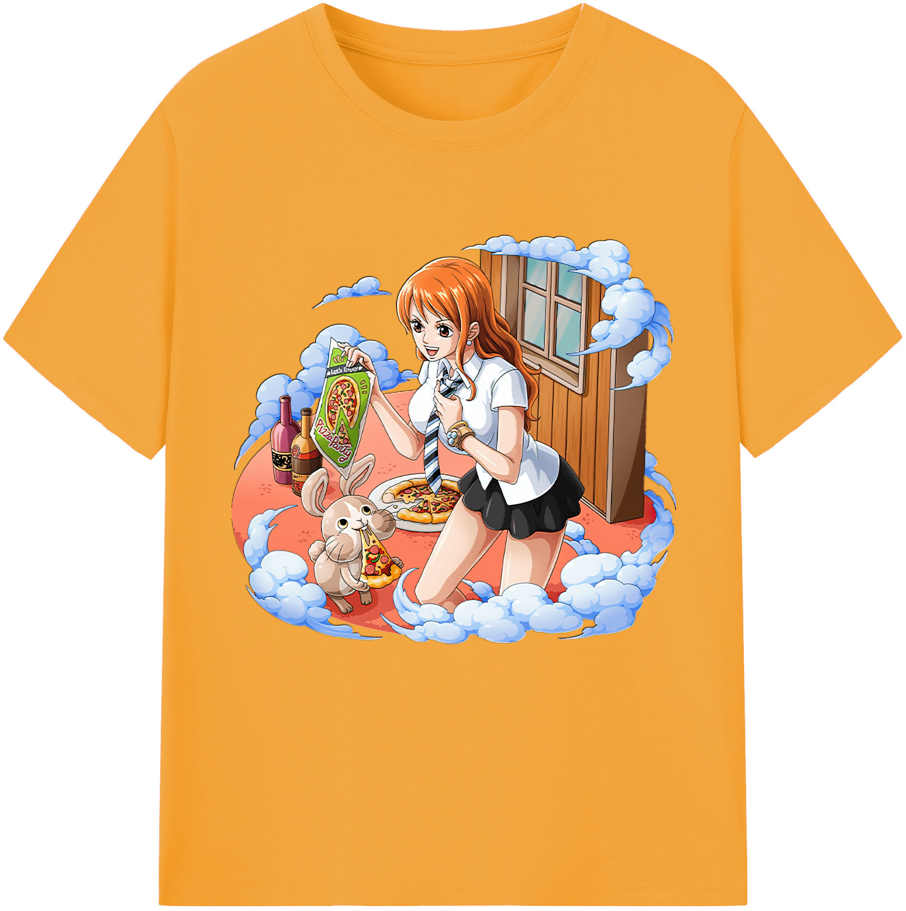 ワンピース ナミ ONE PIECE Nami 綿100％半袖Tシャツ（フロントプリント）