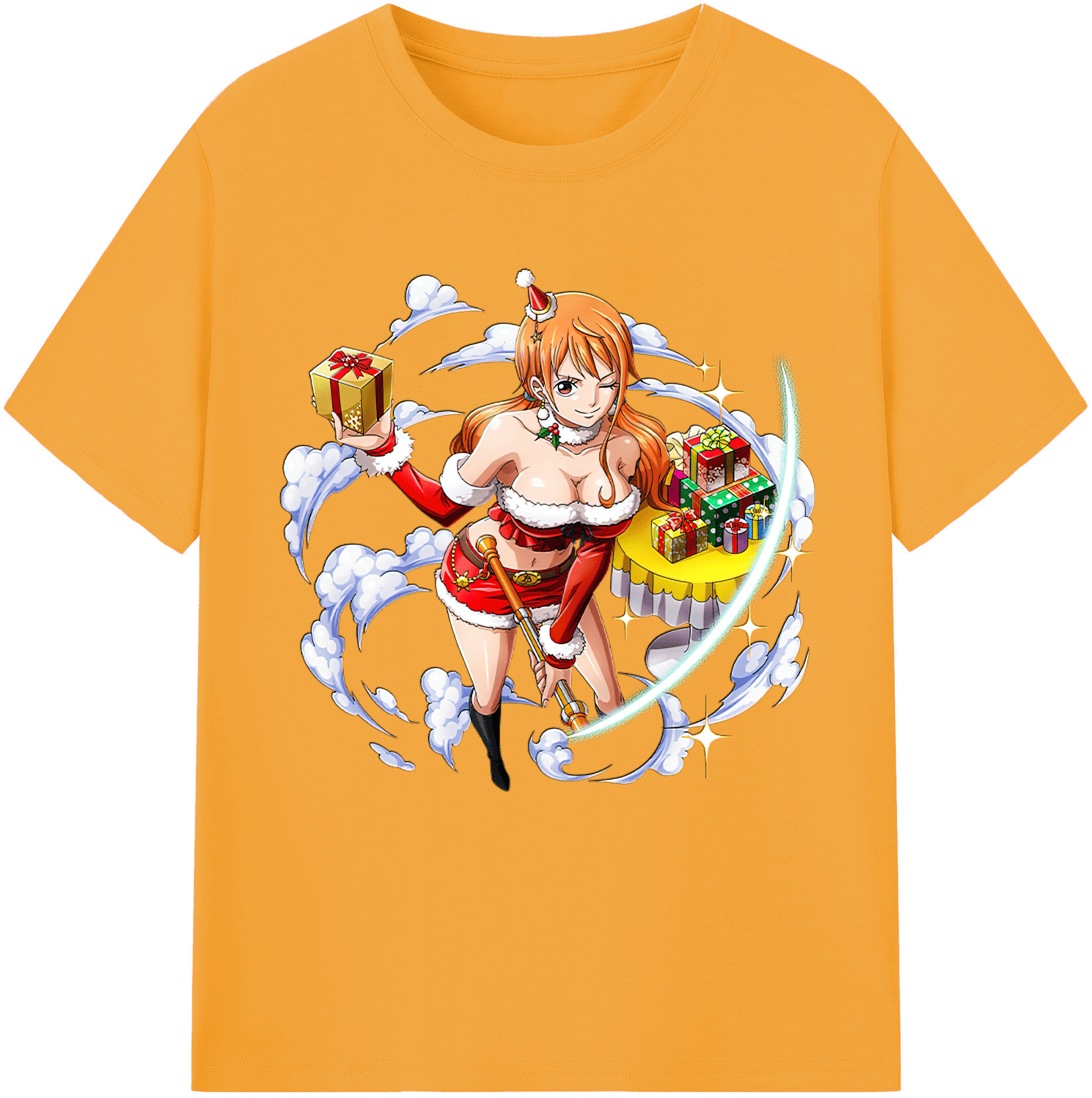 ワンピース ナミ ONE PIECE Nami 綿100％半袖Tシャツ（フロントプリント）